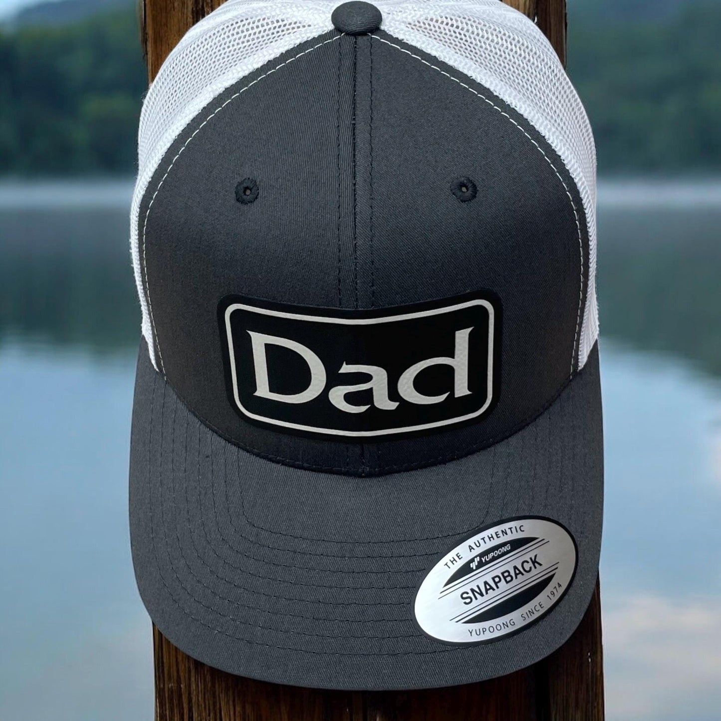 Dad Trucker Hat / Fishing Trucker Cap / Fathers Day Hat / YP Classics 6 Panel / Patch Trucker Hat / Father's Day Gift