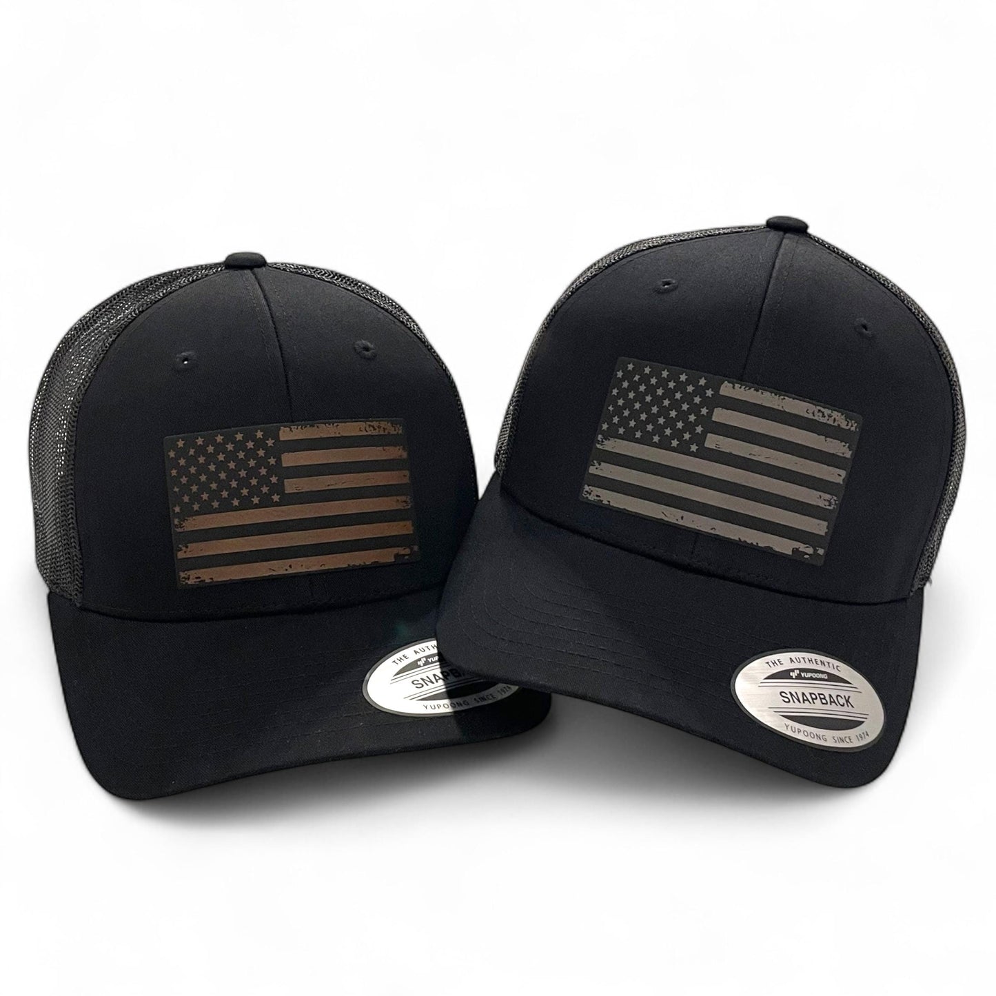 American Flag Patch Tactical Style Trucker Hat / Patriotic Trucker Cap / Desert Sand Patch / Patch Trucker Hat / Father's Day Gift