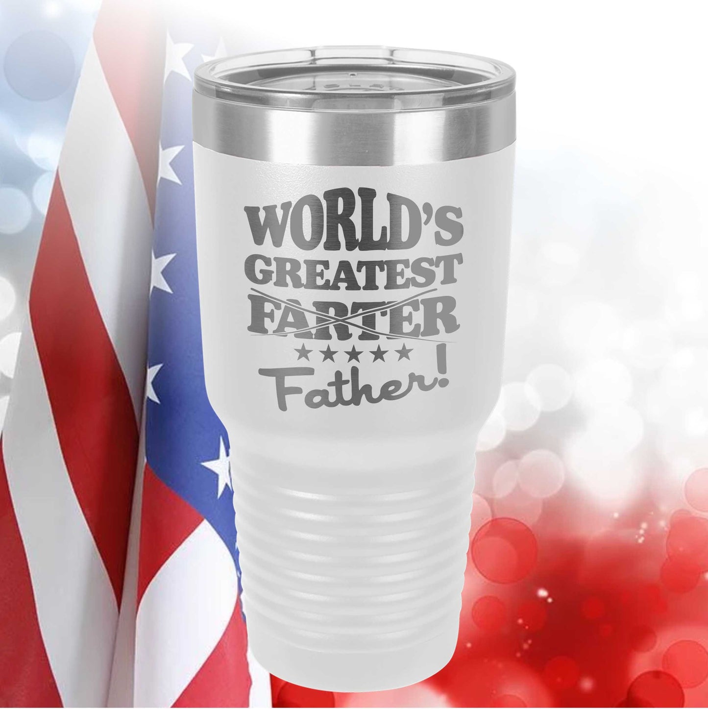 World's Greatest Farter Father / Etched Tumbler / Father's Day Funny / Father's Day Gift / Funny Gift for Dad / Father's Day Tumbler