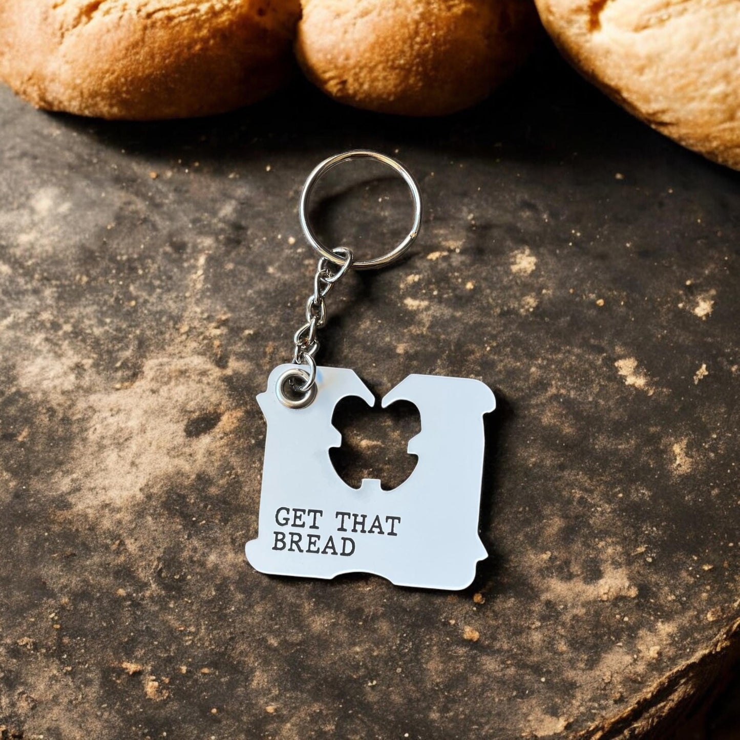 Bread Clip Keychain | Get That Bread Keychain | Funny Keychain | Motivational Keychains | Gifts for Her | New Driver Gift