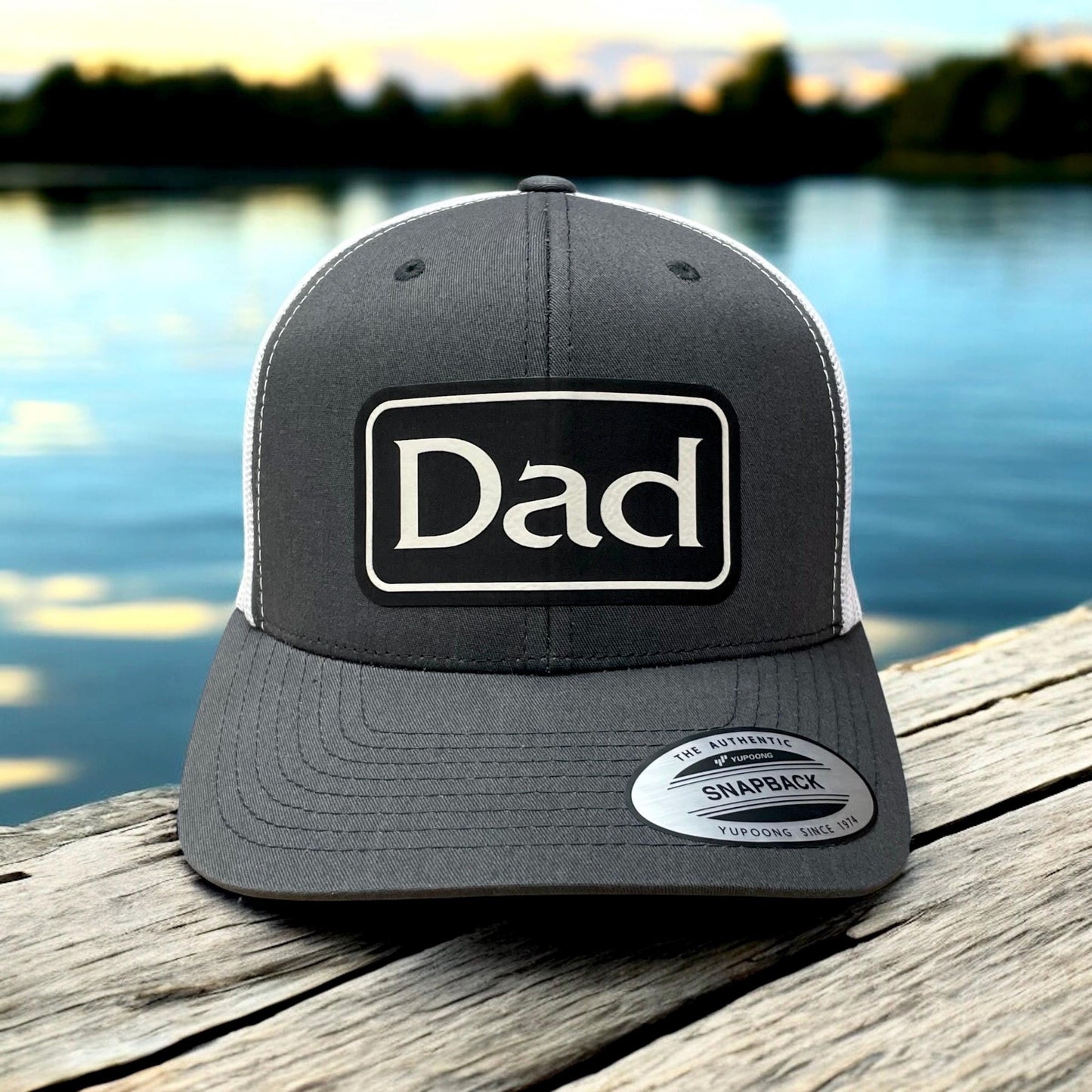 Dad Trucker Hat / Fishing Trucker Cap / Fathers Day Hat / YP Classics 6 Panel / Patch Trucker Hat / Father's Day Gift