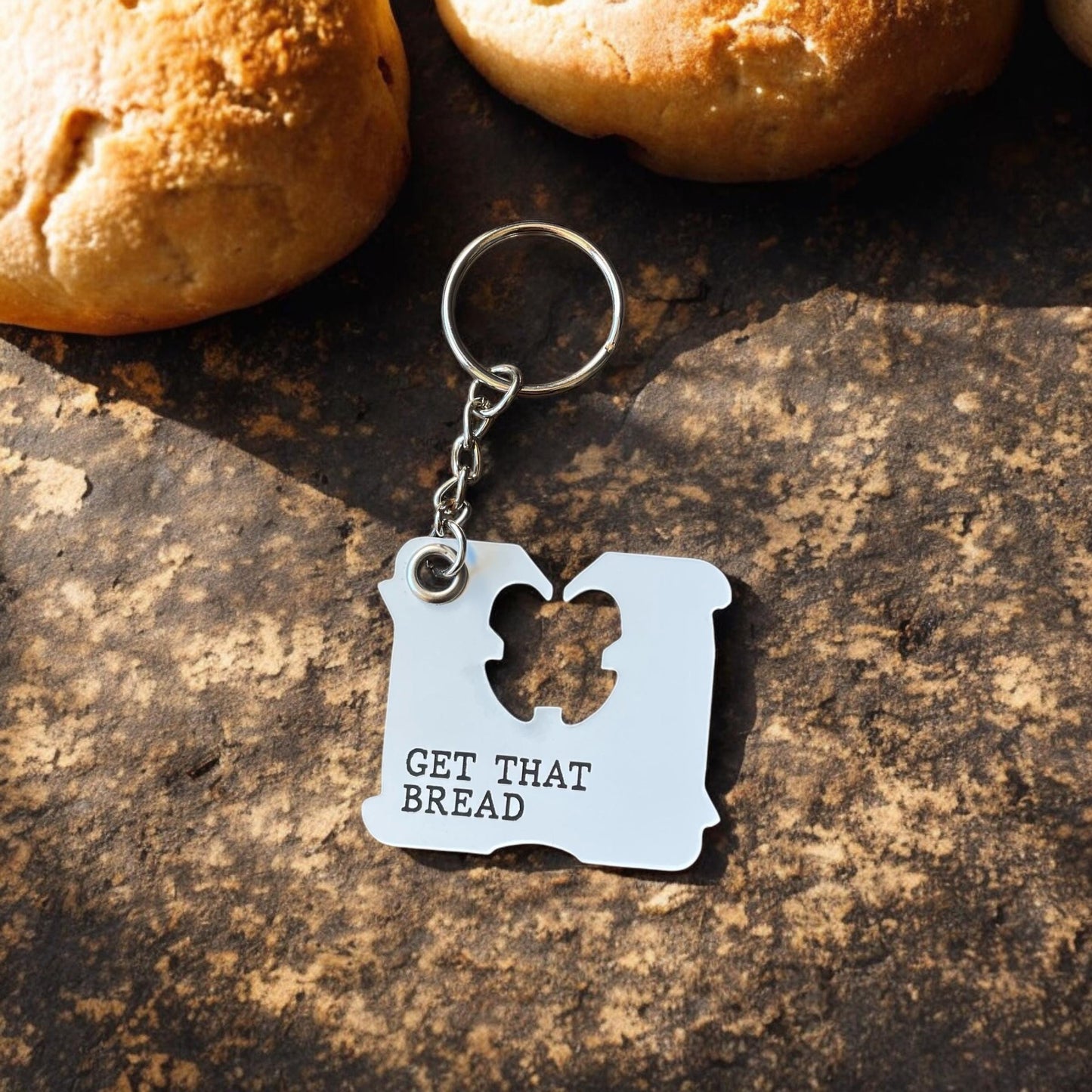 Bread Clip Keychain | Get That Bread Keychain | Funny Keychain | Motivational Keychains | Gifts for Her | New Driver Gift