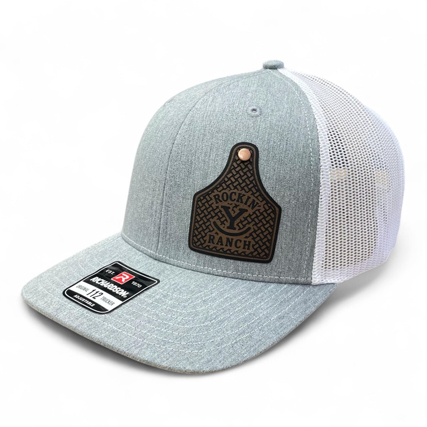 Custom Cattle Tag Hat | Cattle Ear Tag Trucker Cap | Custom Trucker Hats | Ranch Brand Hats | Western Style Hat | Groomsman Hats