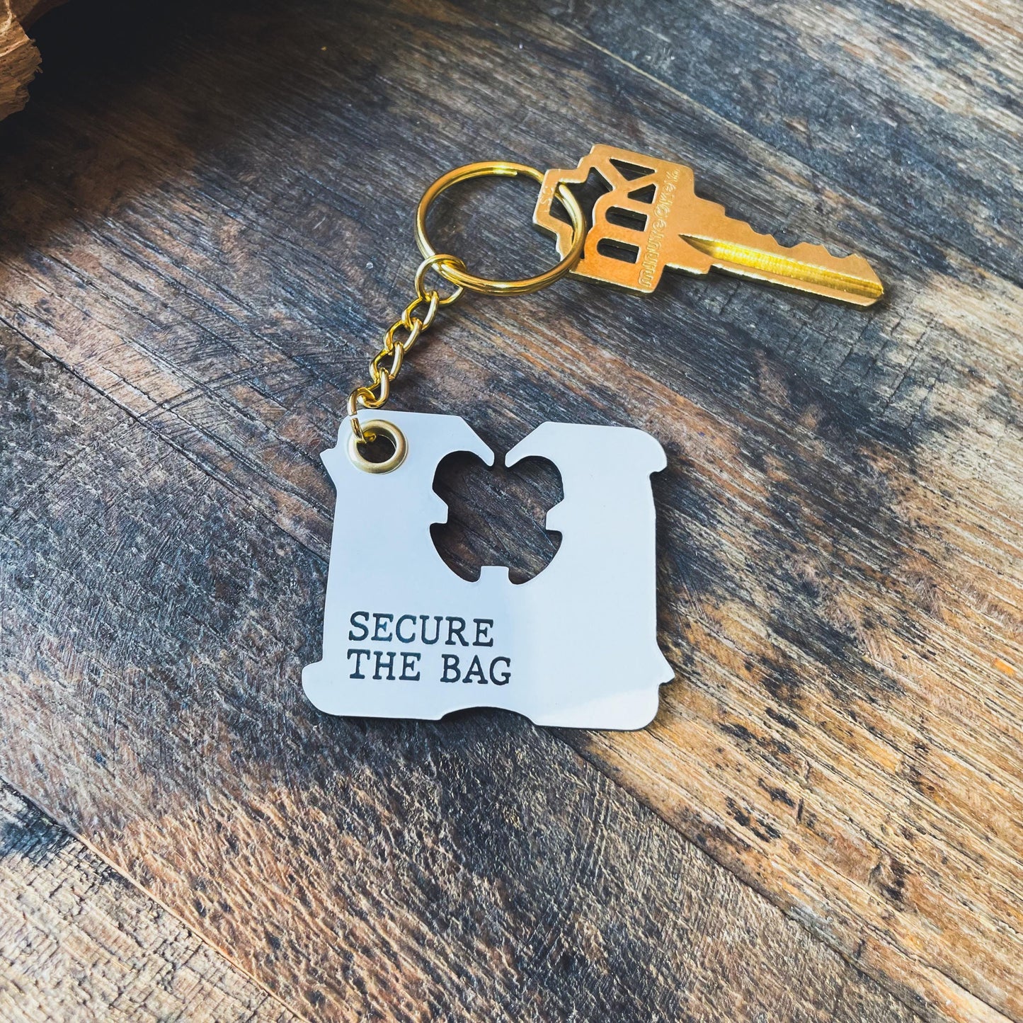 Bread Clip Keychain | Secure The Bag Keychain | Funny Keychain | Motivational Keychains | Gifts for Her | New Driver Gift