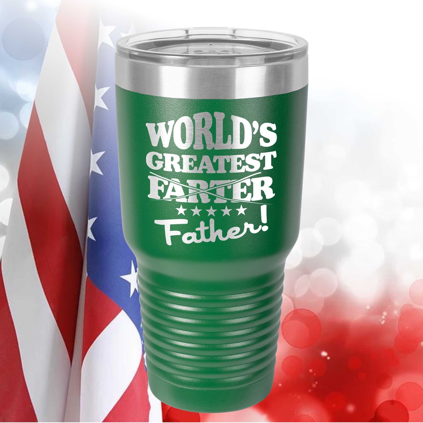 World's Greatest Farter Father / Etched Tumbler / Father's Day Funny / Father's Day Gift / Funny Gift for Dad / Father's Day Tumbler