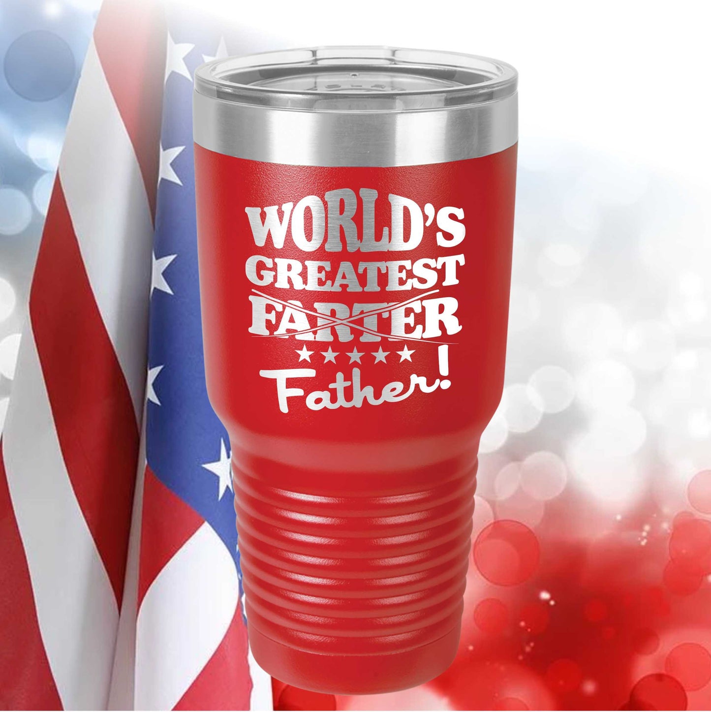 World's Greatest Farter Father / Etched Tumbler / Father's Day Funny / Father's Day Gift / Funny Gift for Dad / Father's Day Tumbler