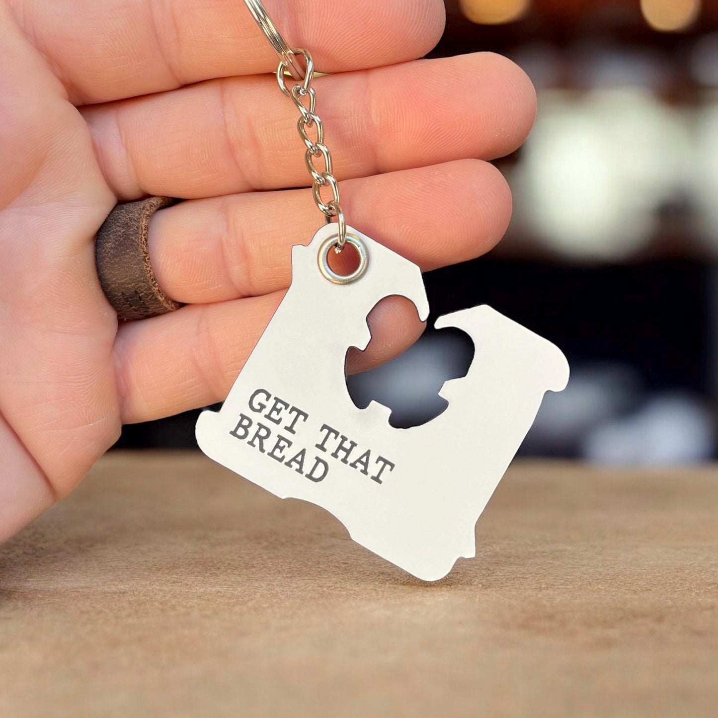 Bread Clip Keychain | Get That Bread Keychain | Funny Keychain | Motivational Keychains | Gifts for Her | New Driver Gift