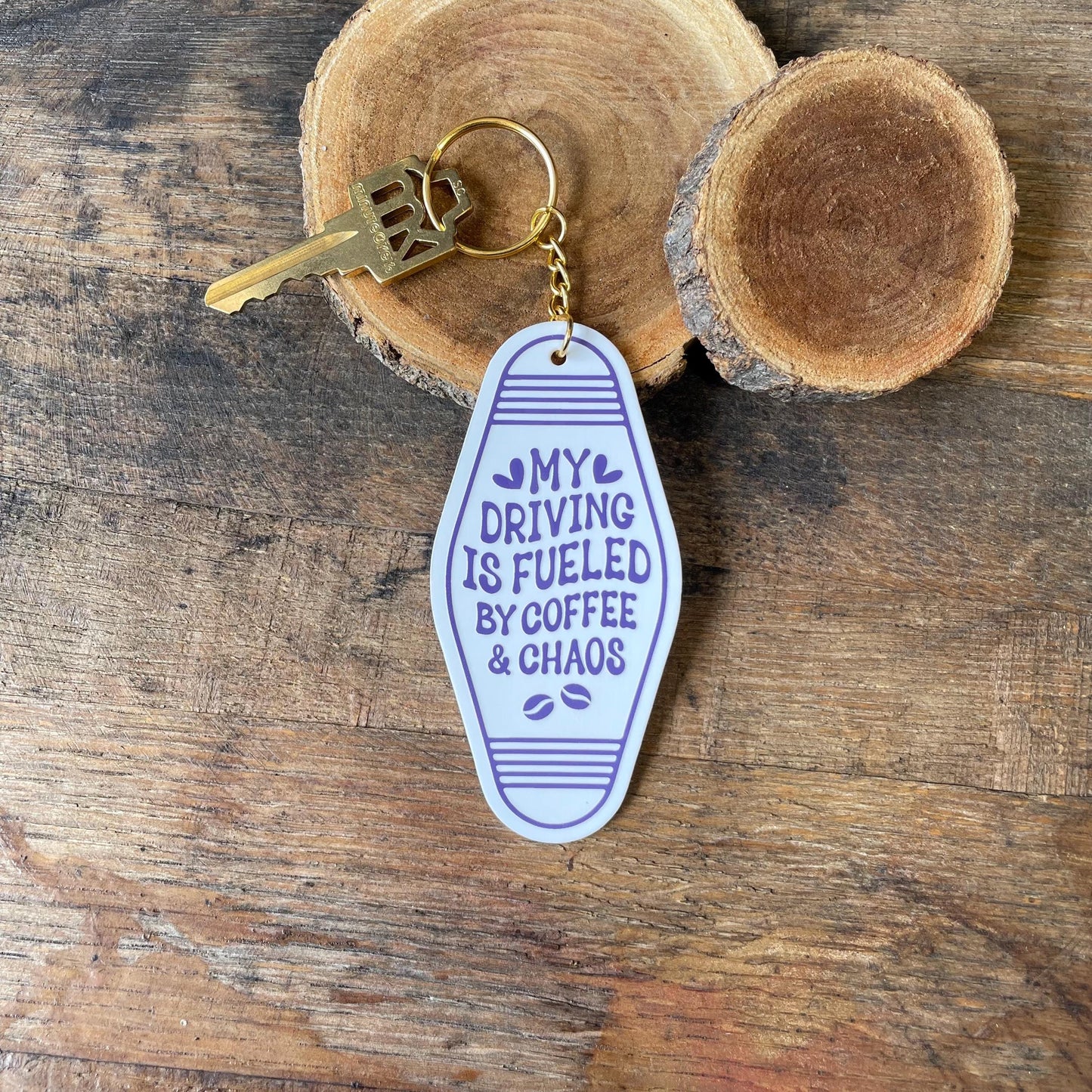 Retro Motel Keychains, Funny Driving Keychain, Motel Keychains, Vintage Keychains, Gifts for Her, Gifts for Him, New Driver Gift