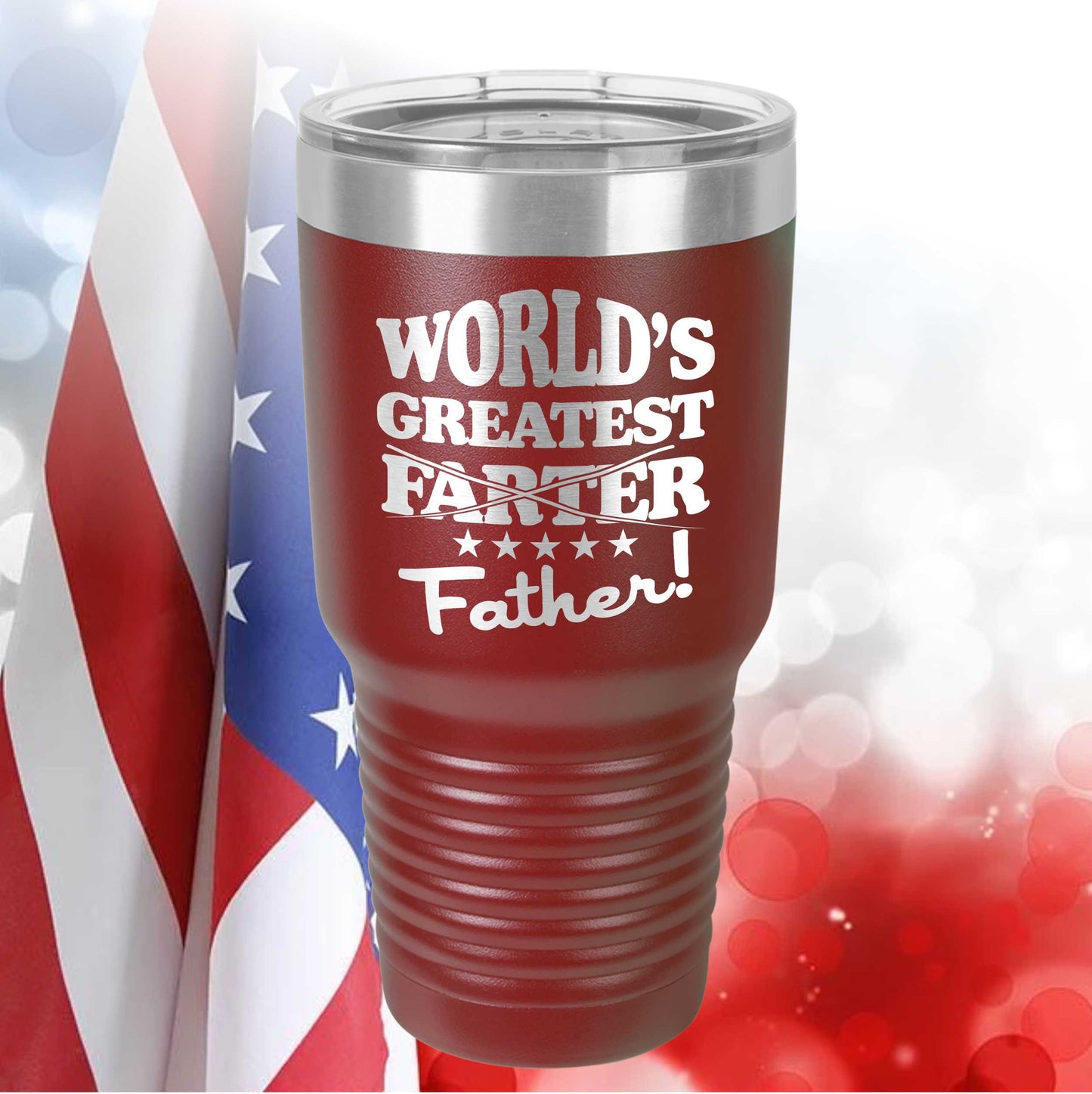 World's Greatest Farter Father / Etched Tumbler / Father's Day Funny / Father's Day Gift / Funny Gift for Dad / Father's Day Tumbler