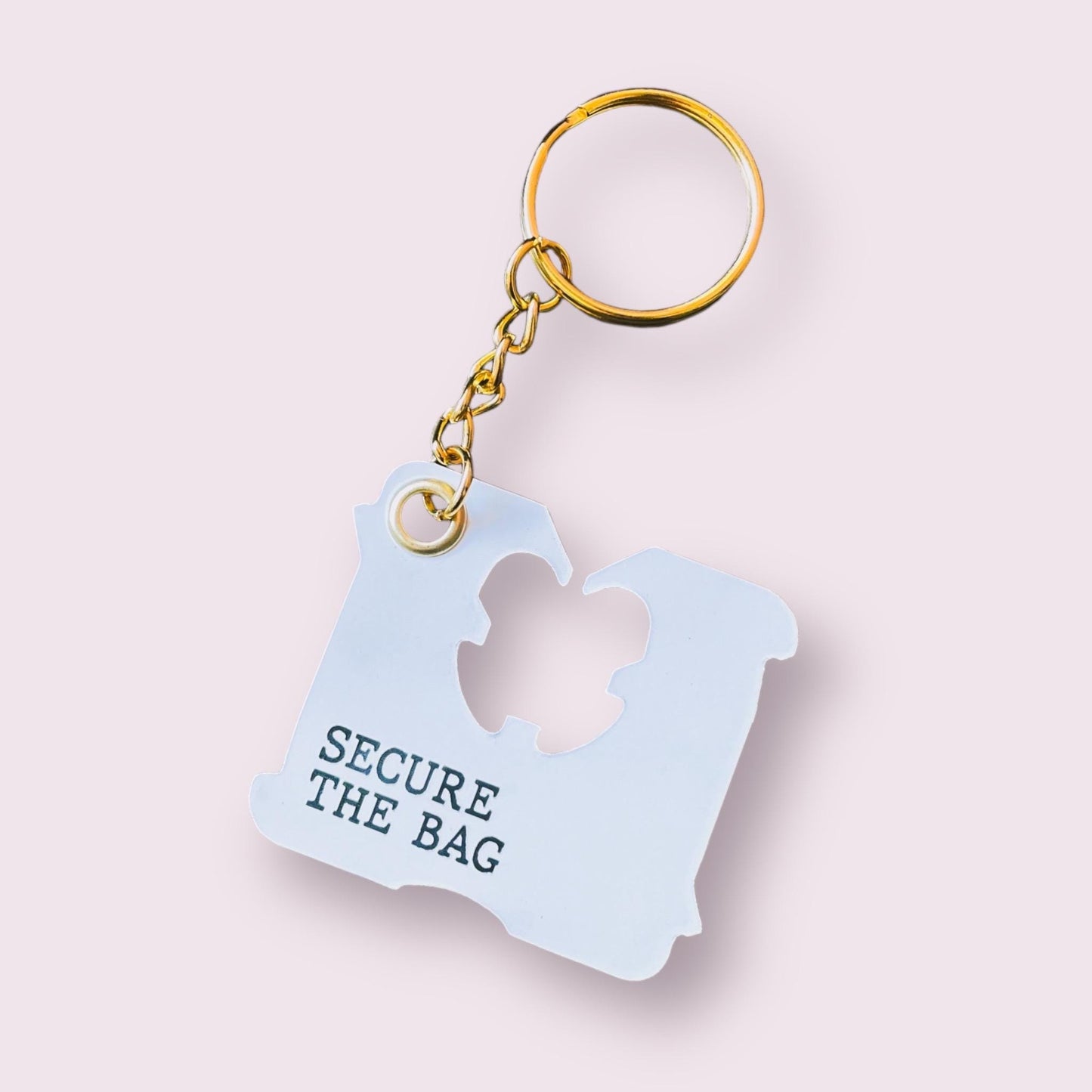 Bread Clip Keychain | Secure The Bag Keychain | Funny Keychain | Motivational Keychains | Gifts for Her | New Driver Gift