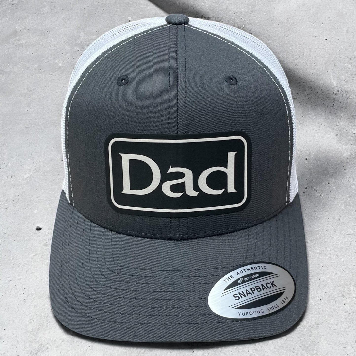 Dad Trucker Hat / Fishing Trucker Cap / Fathers Day Hat / YP Classics 6 Panel / Patch Trucker Hat / Father's Day Gift