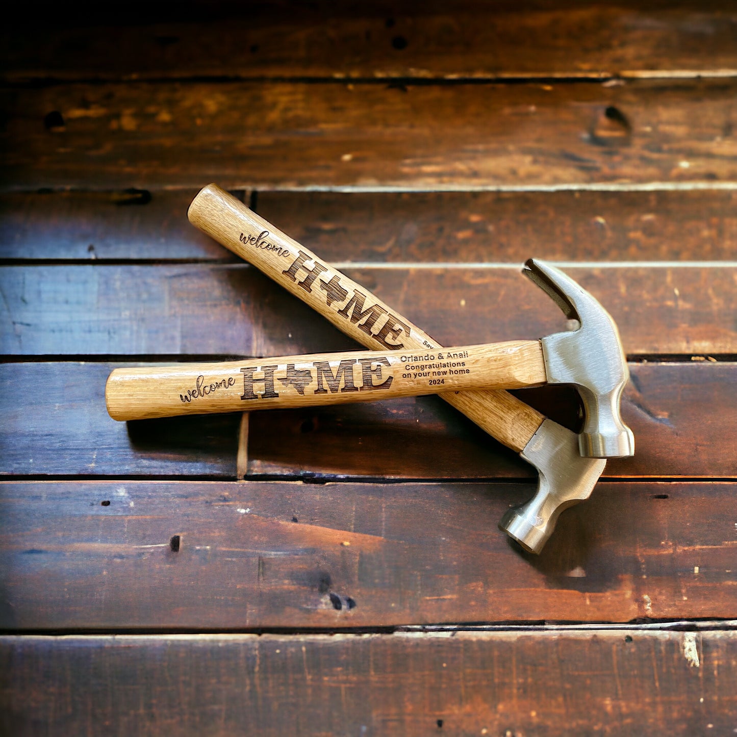 Engraved Full Size Hammer - Welcome Home Your State - Personalized (Realtor Closing Gift) New Home Owners Gifts - Laser Etched    / Father's Day Gift / Valentine's Day Gift