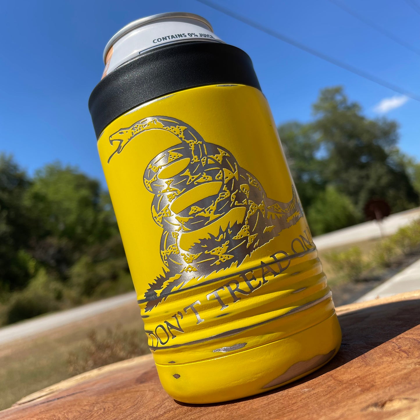 Don’t Tread On Me Distressed Can Koozie/ Father's Day Gift / Valentine's Day Gift