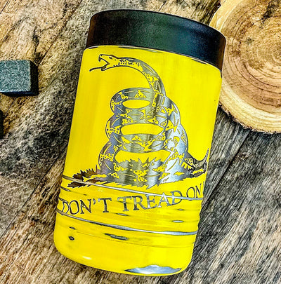 Don’t Tread On Me Distressed Can Koozie/ Father's Day Gift