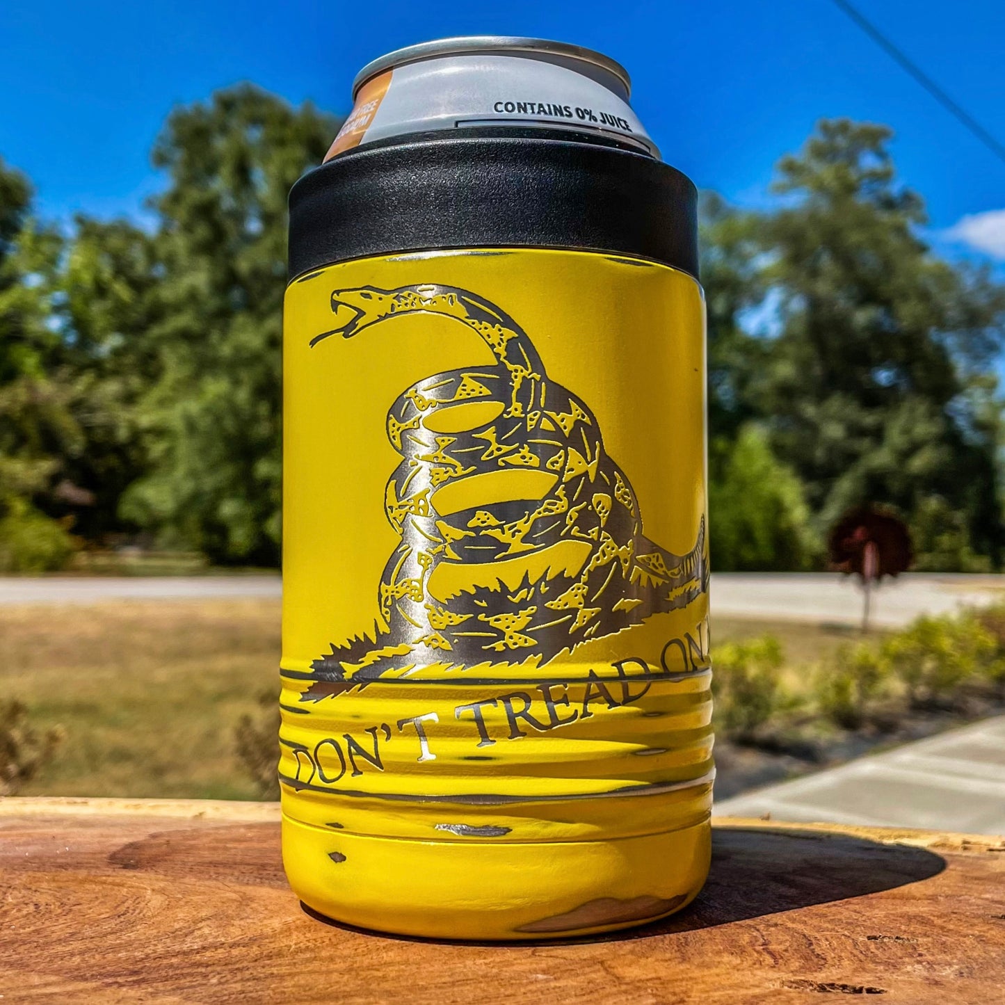 Don’t Tread On Me Distressed Can Koozie/ Father's Day Gift / Valentine's Day Gift