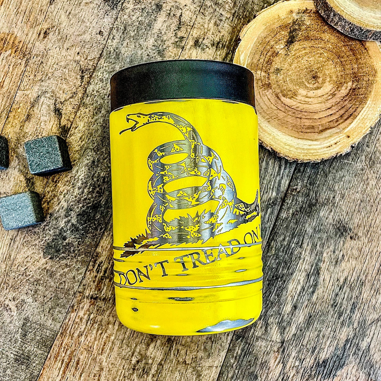 Don’t Tread On Me Distressed Can Koozie/ Father's Day Gift / Valentine's Day Gift