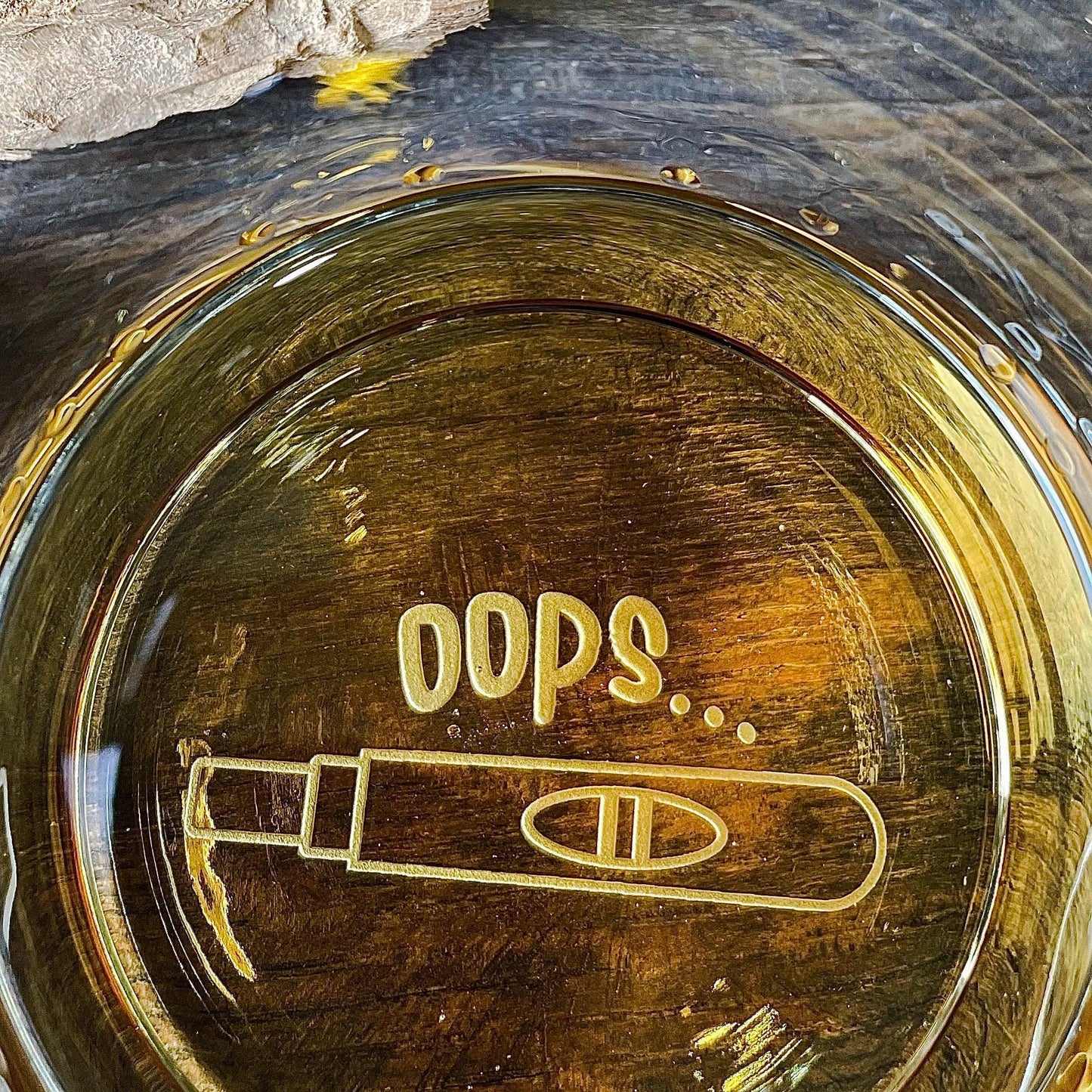 Pregnancy Announcement Whiskey Glass | Pregnancy Test | Pregnancy Reveal | New Dad Gift | Secret Message Glass | Pregnancy Announcement Gift