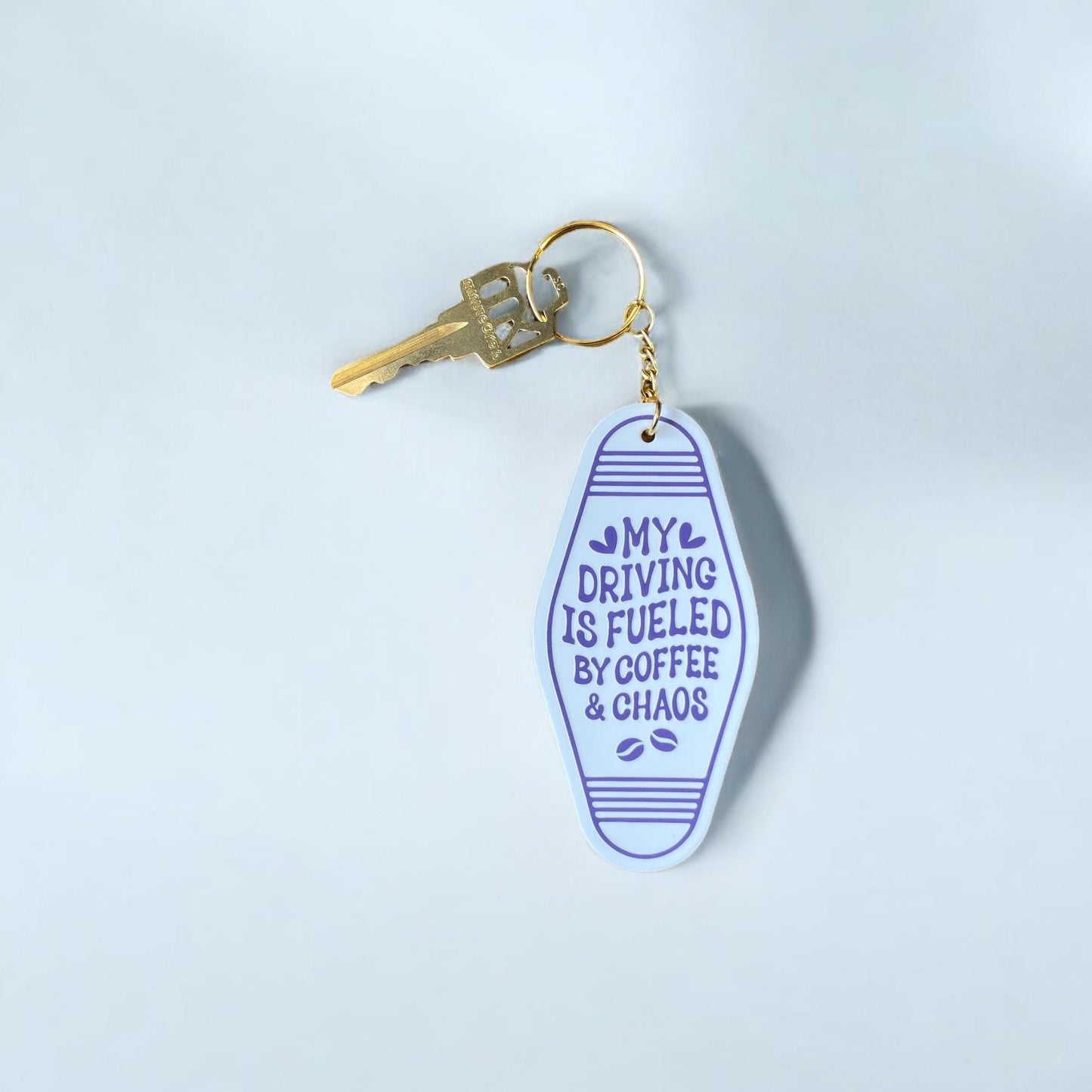 Retro Motel Keychains, Funny Driving Keychain, Motel Keychains, Vintage Keychains, Gifts for Her, Gifts for Him, New Driver Gift