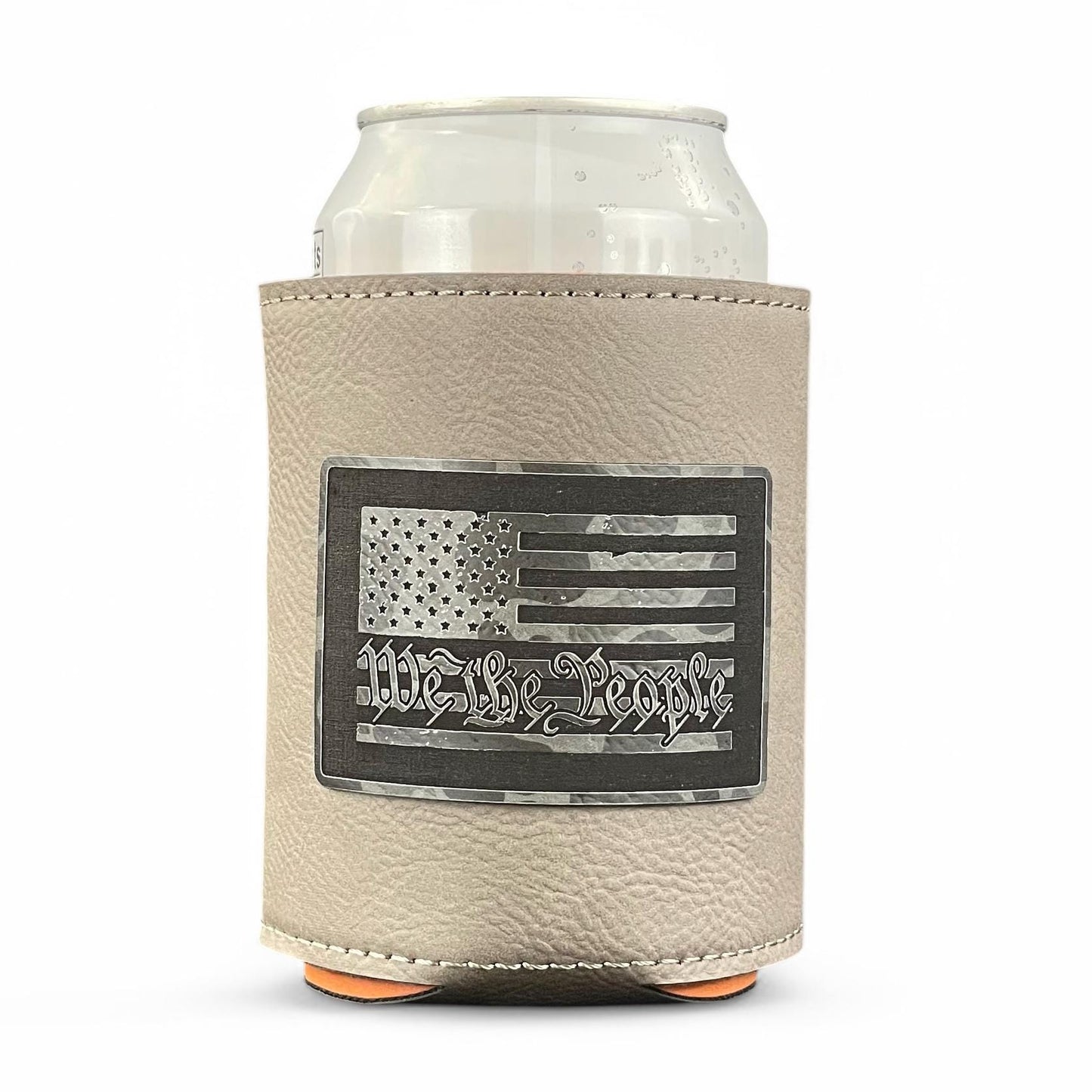 We The People Camo Can Cooler | American Flag Can Duster