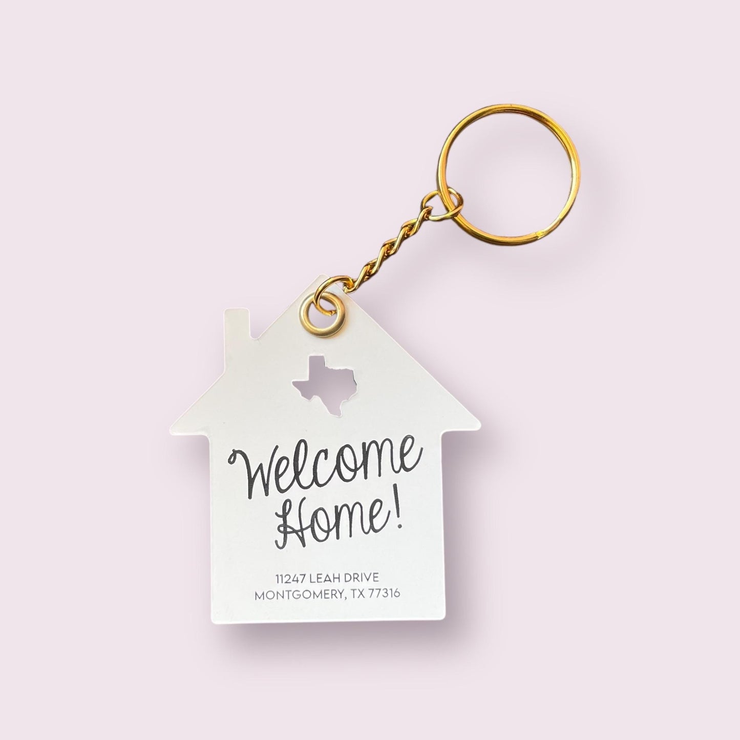 Welcome Home Keychain | New Home Owner Keychain | Closing Gift Keychain | New Home Owner Keychain | Real Estate Agent Gifts