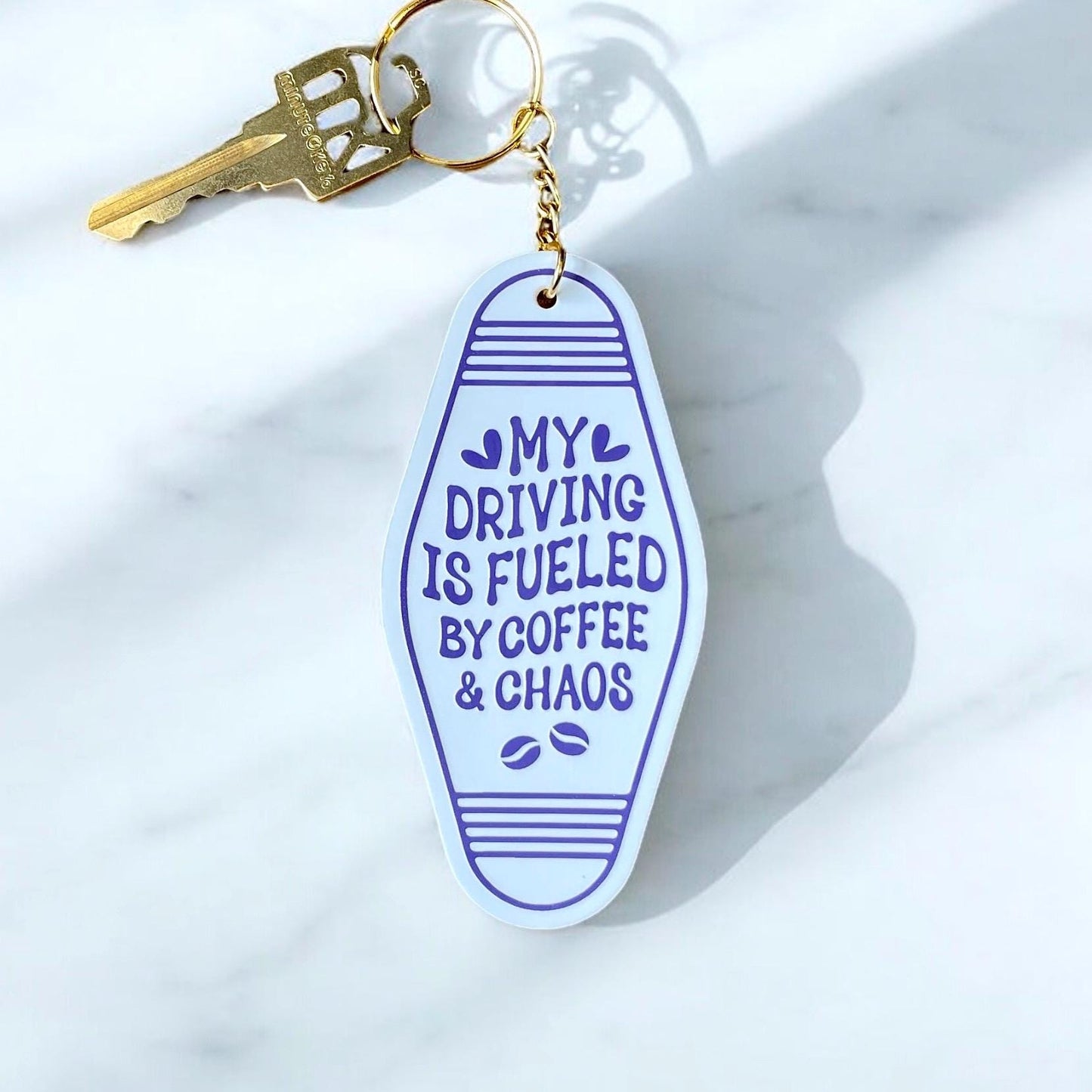 Retro Motel Keychains, Funny Driving Keychain, Motel Keychains, Vintage Keychains, Gifts for Her, Gifts for Him, New Driver Gift