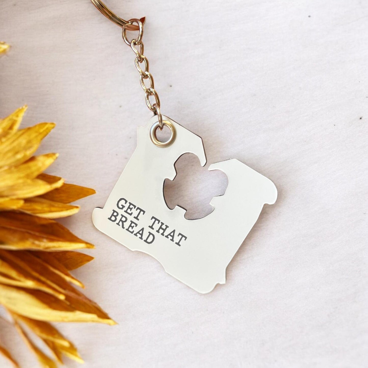 Bread Clip Keychain | Get That Bread Keychain | Funny Keychain | Motivational Keychains | Gifts for Her | New Driver Gift