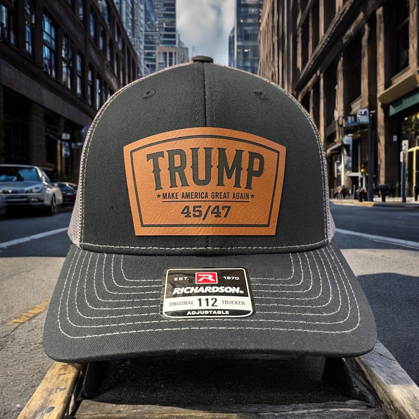 Trump Hat / Trump 45/47 Trucker Cap / Trump 2024 Richardson 112 / Patch Trucker Hat /Father's Day Gift / Valentine's Day Gift