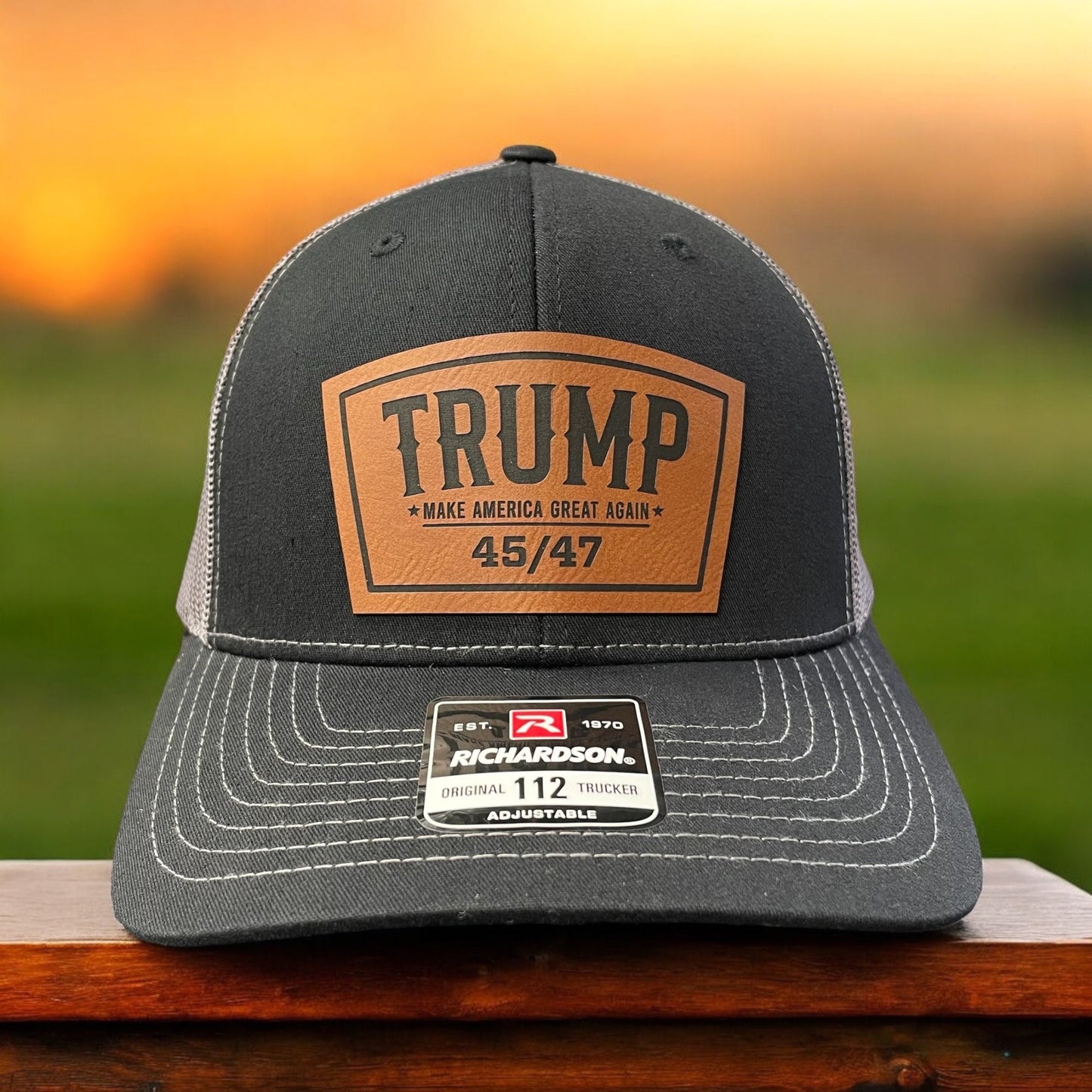 Trump Hat / Trump 45/47 Trucker Cap / Trump 2024 Richardson 112 / Patch Trucker Hat /Father's Day Gift / Valentine's Day Gift