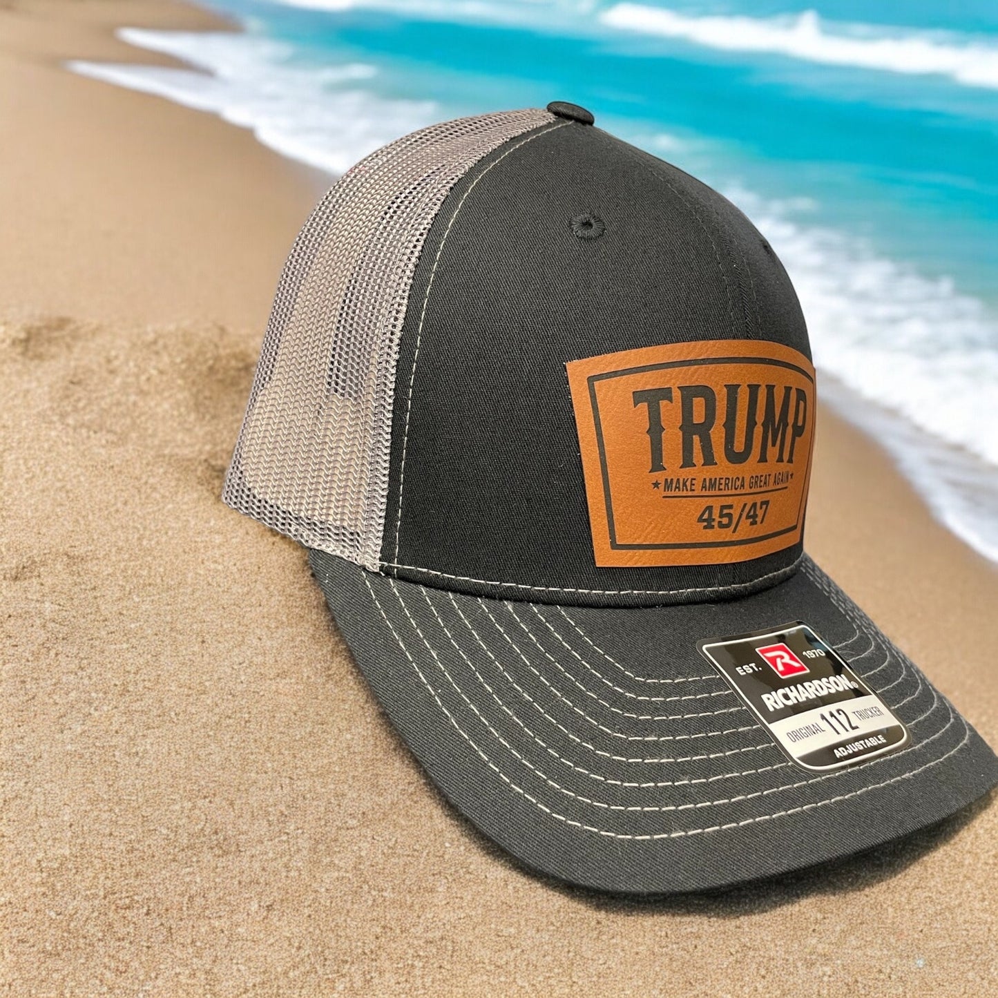 Trump Hat / Trump 45/47 Trucker Cap / Trump 2024 Richardson 112 / Patch Trucker Hat /Father's Day Gift / Valentine's Day Gift