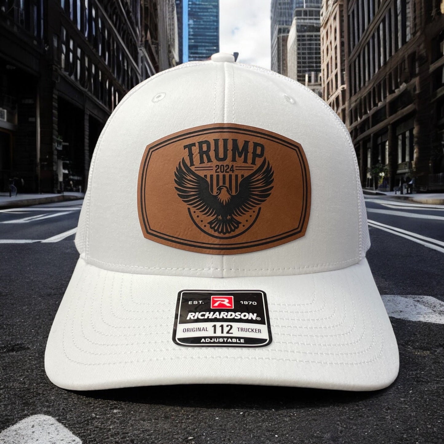 Trump 2024 Eagle Hat / Trump Trucker Cap / Trump 2024 Richardson 112 / Patch Trucker Hat /Father's Day Gift / Valentine's Day Gift
