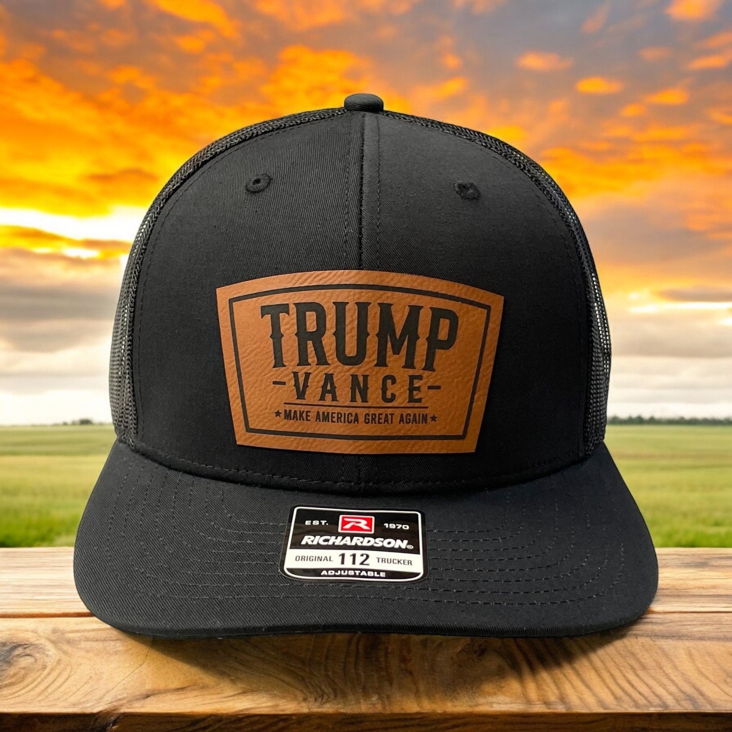 Trump Vance 2024 Hat / Trump 47 Trucker Cap / Trump Richardson 112 / Patch Trucker Hat /Father's Day Gift / Valentine's Day Gift