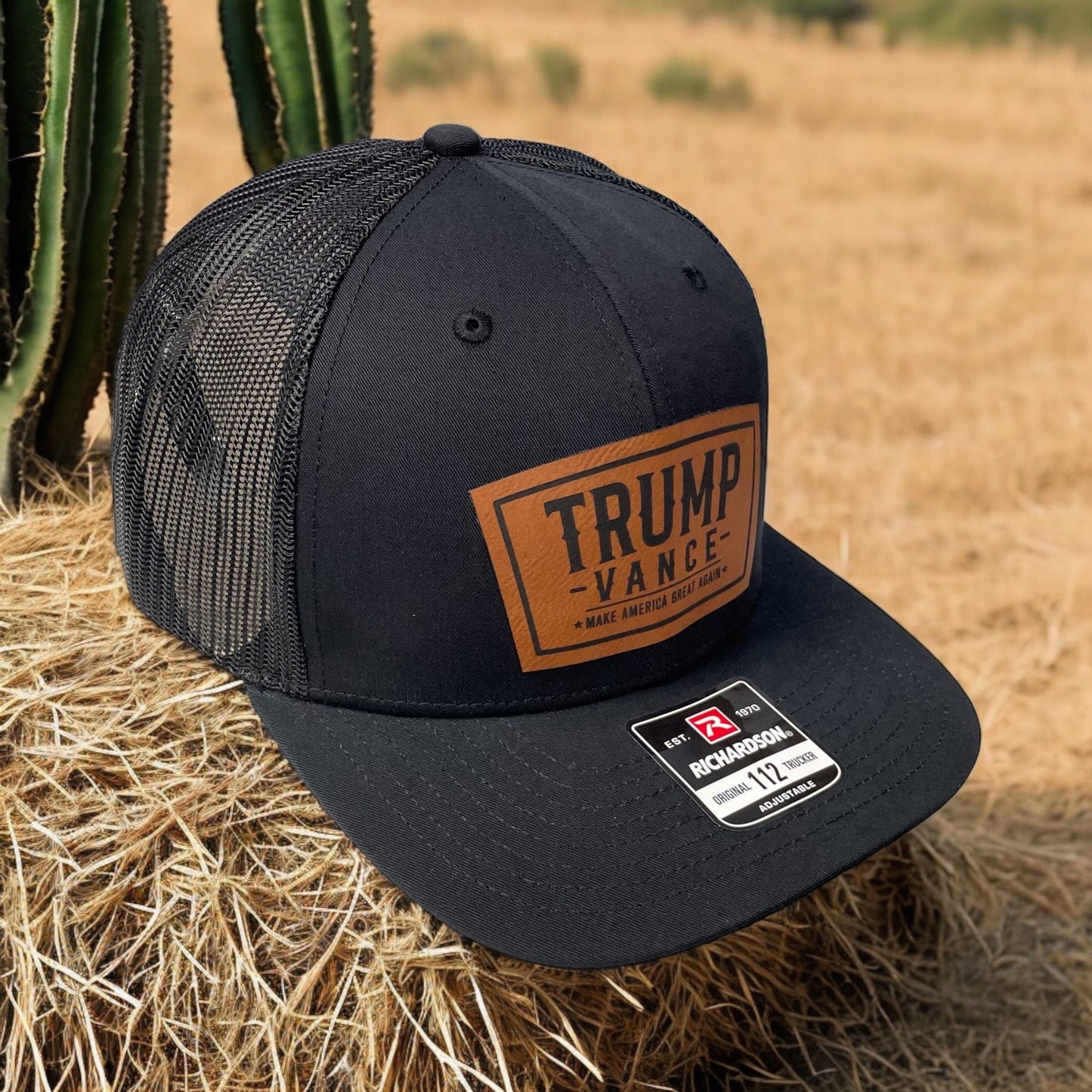 Trump Vance 2024 Hat / Trump 47 Trucker Cap / Trump Richardson 112 / Patch Trucker Hat /Father's Day Gift / Valentine's Day Gift