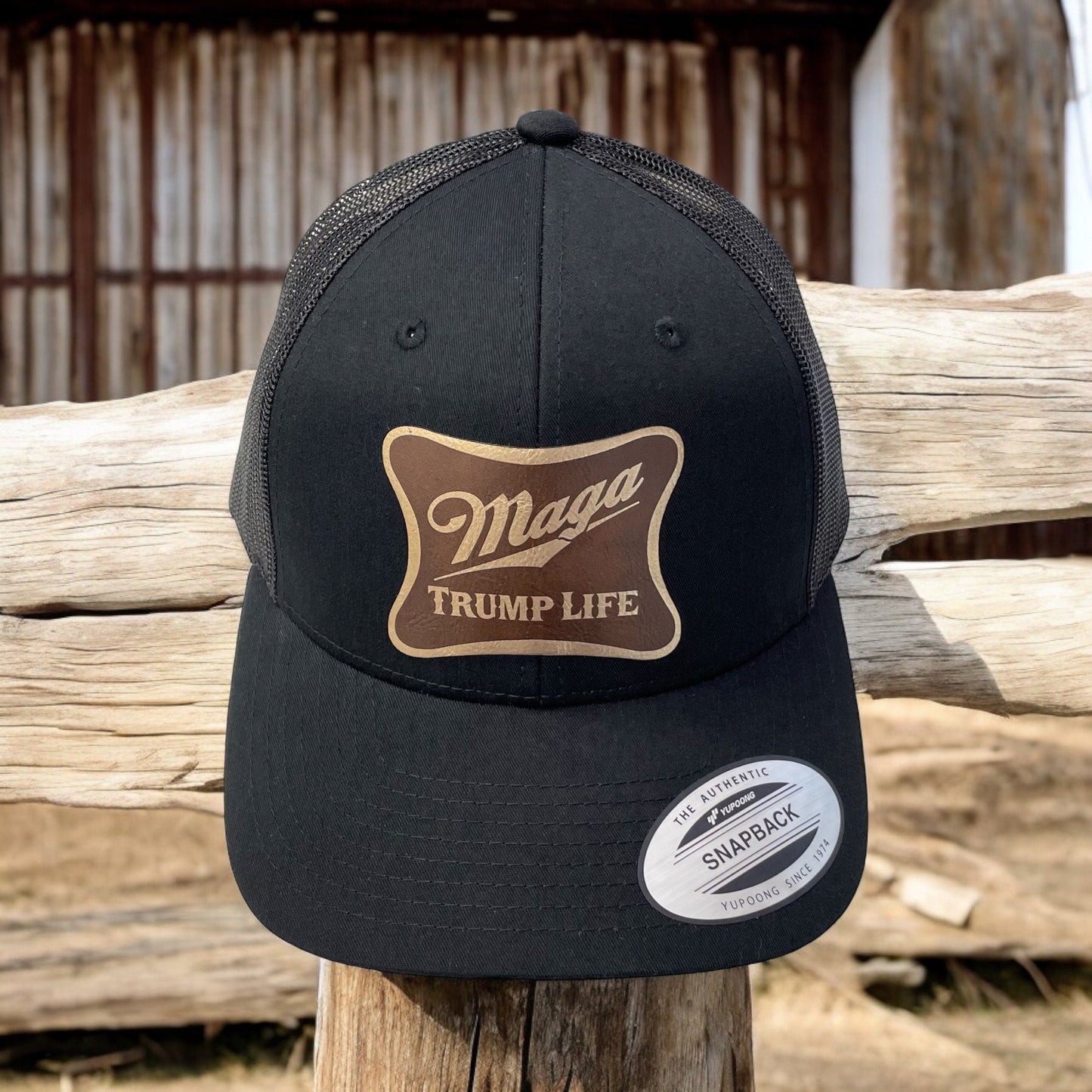 Trump MAGA Hat / Trump Life Trucker Cap / Trump Richardson 112 / Patch Trucker Hat /Father's Day Gift / Valentine's Day Gift