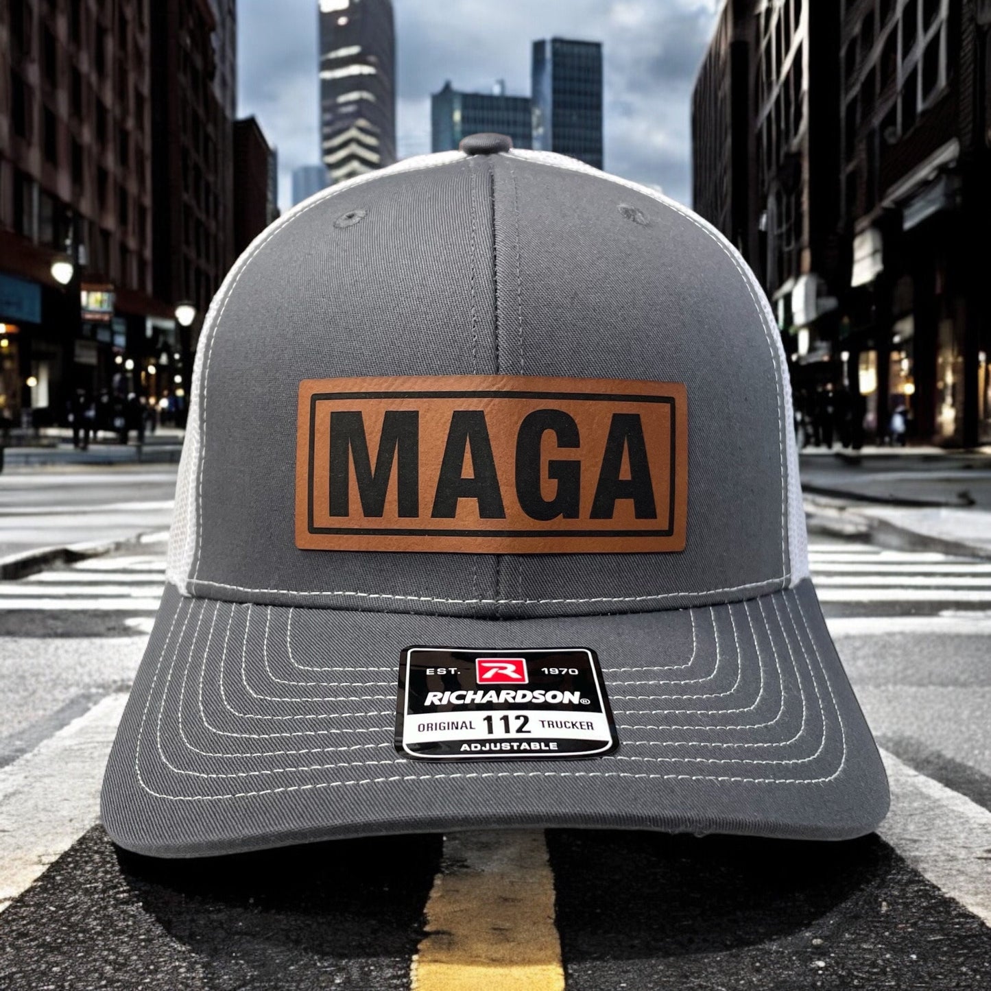 Trump MAGA Hat / Trump Trucker Cap / Trump 2024 Richardson 112 / Patch Trucker Hat /Father's Day Gift / Valentine's Day Gift