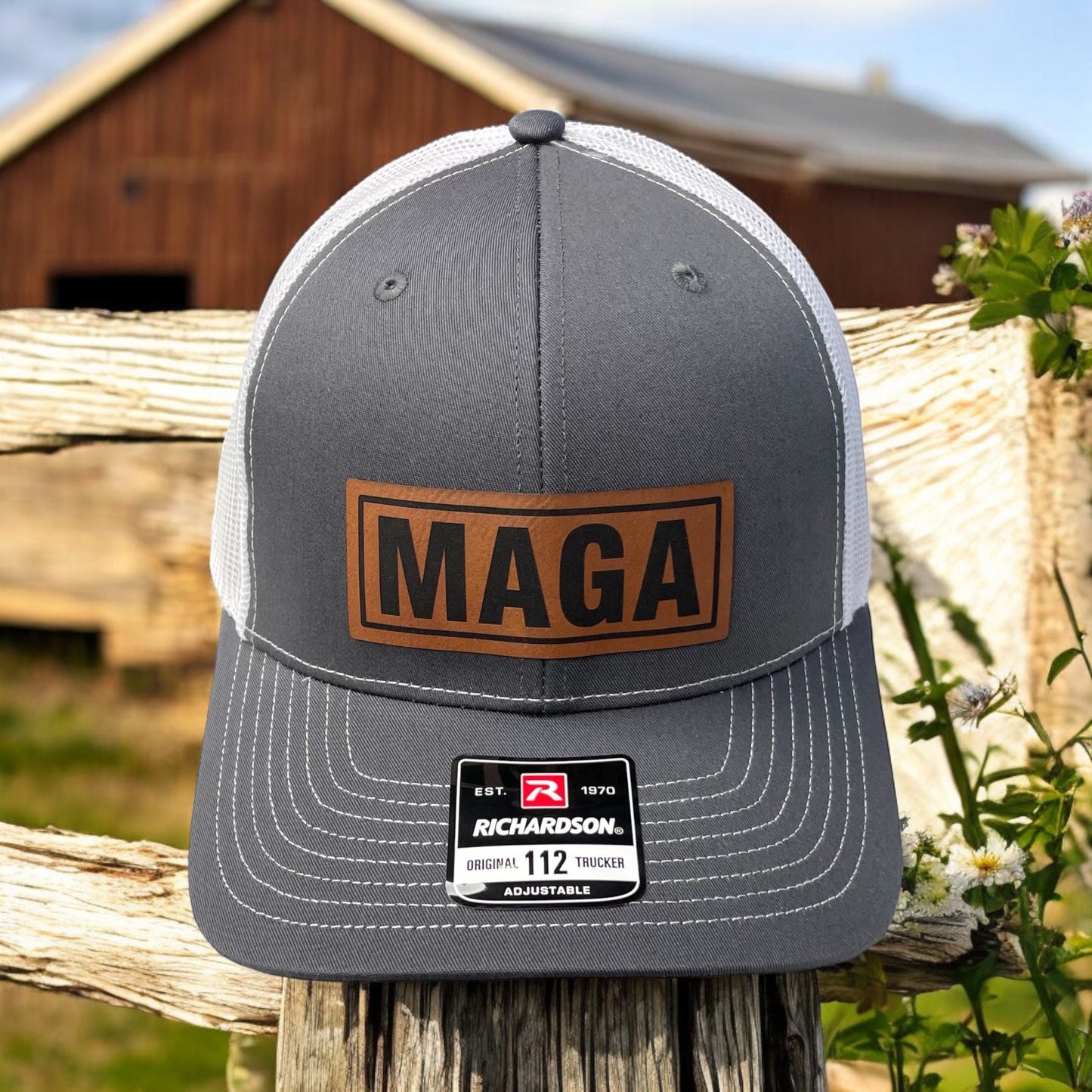 Trump MAGA Hat / Trump Trucker Cap / Trump 2024 Richardson 112 / Patch Trucker Hat /Father's Day Gift / Valentine's Day Gift