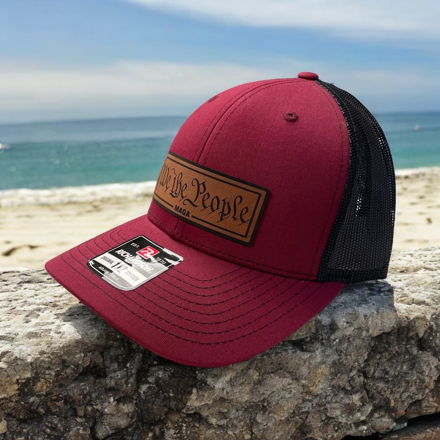 Trump We The People MAGA Hat / Trump Trucker Cap / Trump 2024 Richardson 112 / Patch Trucker Hat /Father's Day Gift / Valentine's Day Gift