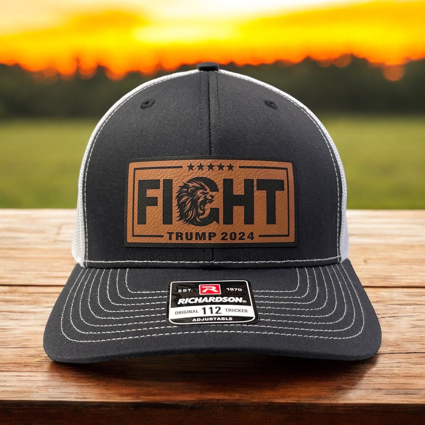 Trump Fight Hat / Trump Trucker Cap / Trump 2024 Richardson 112 / Patch Trucker Hat /Father's Day Gift / Valentine's Day Gift