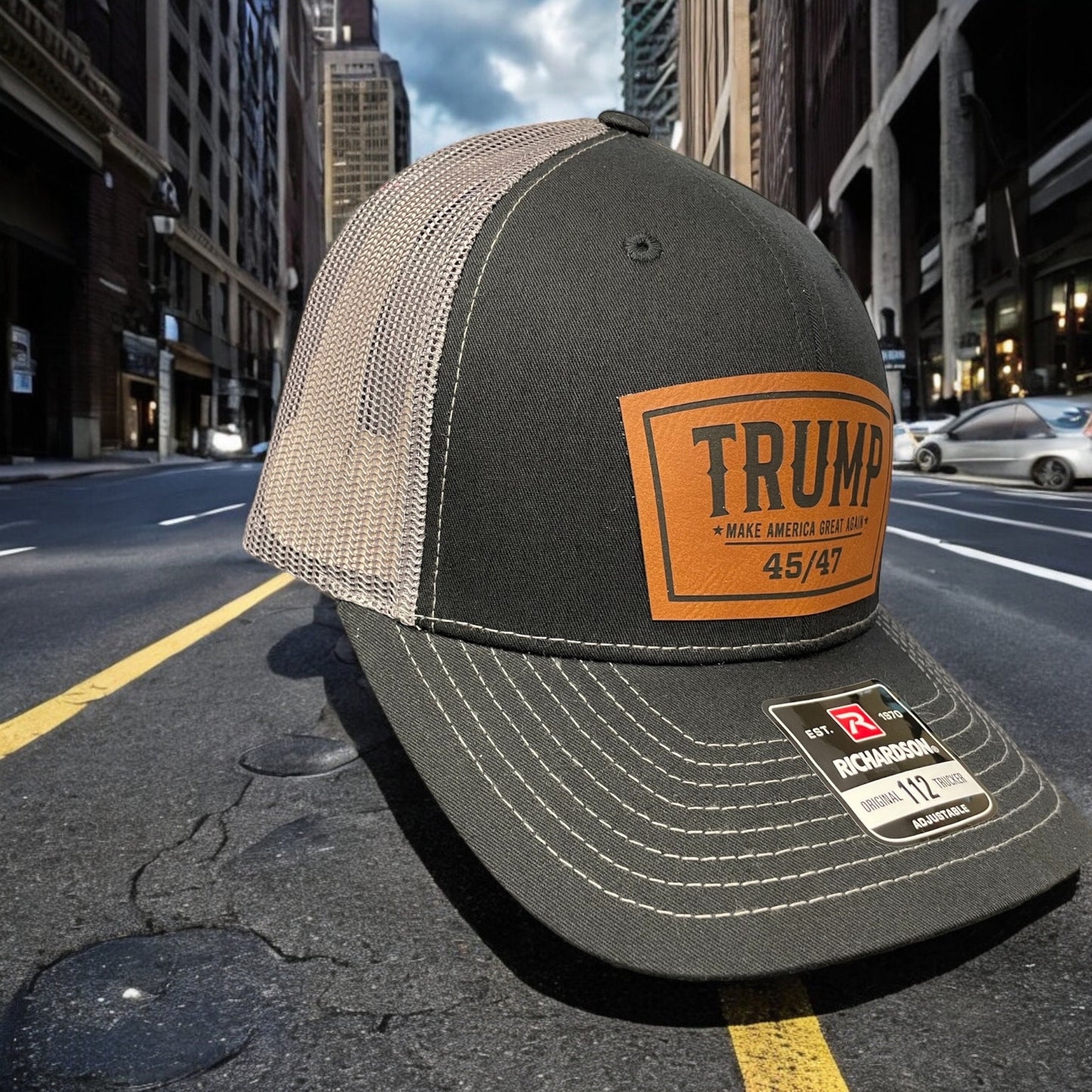 Trump Hat / Trump 45/47 Trucker Cap / Trump 2024 Richardson 112 / Patch Trucker Hat /Father's Day Gift / Valentine's Day Gift