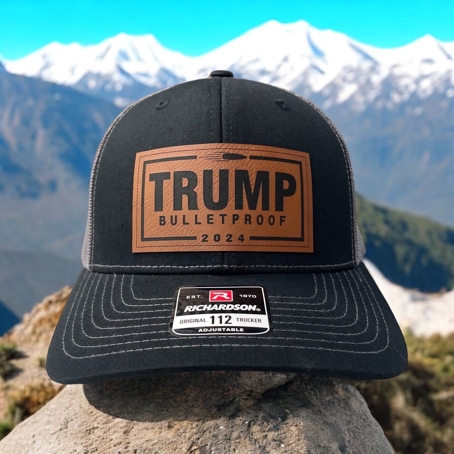 Trump Bulletproof Hat / Trump Trucker Cap / Trump 2024 Richardson 112 / Patch Trucker Hat /Father's Day Gift / Valentine's Day Gift