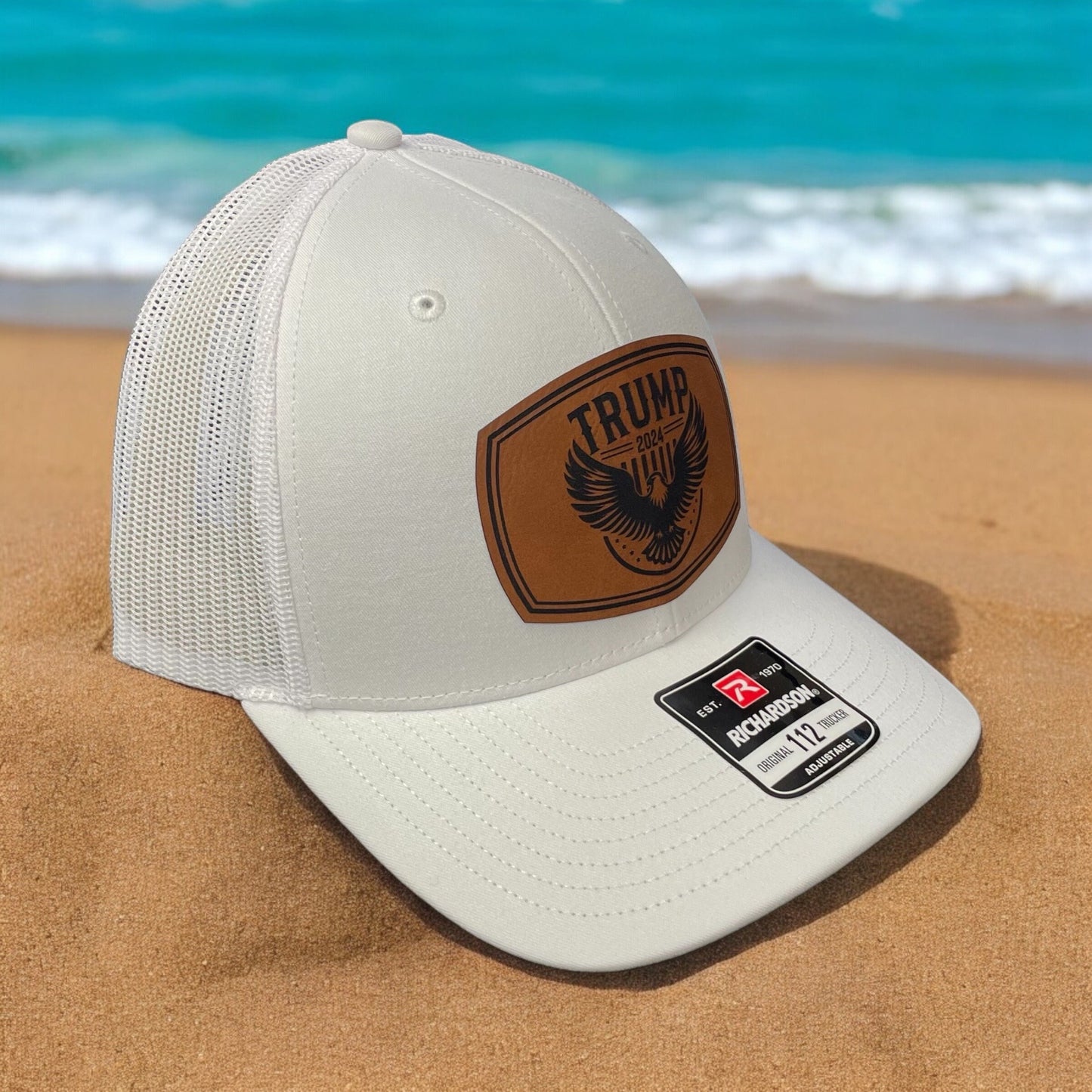 Trump 2024 Eagle Hat / Trump Trucker Cap / Trump 2024 Richardson 112 / Patch Trucker Hat /Father's Day Gift / Valentine's Day Gift