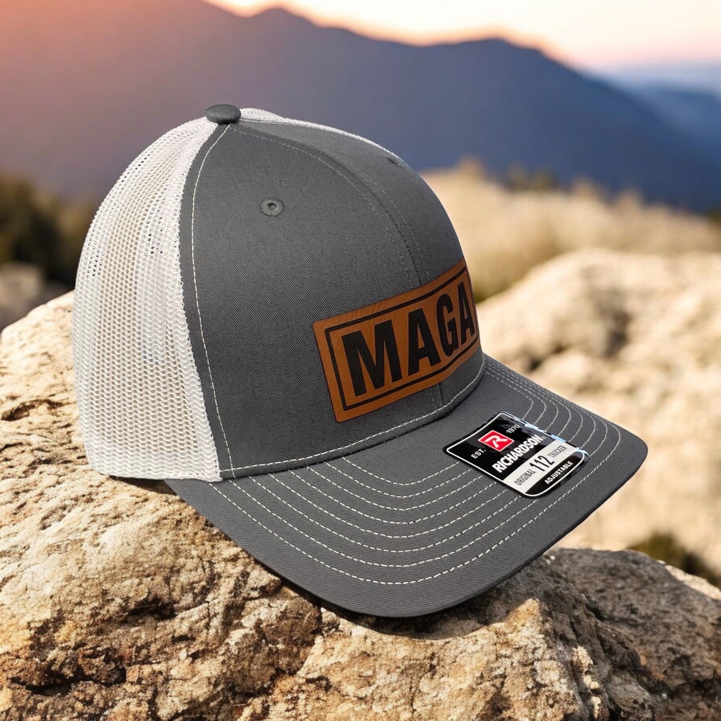 Trump MAGA Hat / Trump Trucker Cap / Trump 2024 Richardson 112 / Patch Trucker Hat /Father's Day Gift / Valentine's Day Gift