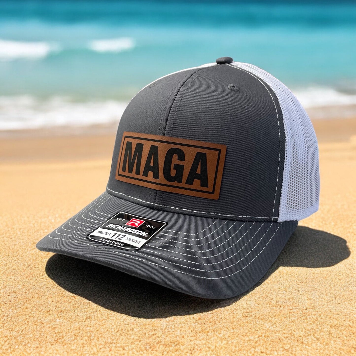 Trump MAGA Hat / Trump Trucker Cap / Trump 2024 Richardson 112 / Patch Trucker Hat /Father's Day Gift / Valentine's Day Gift