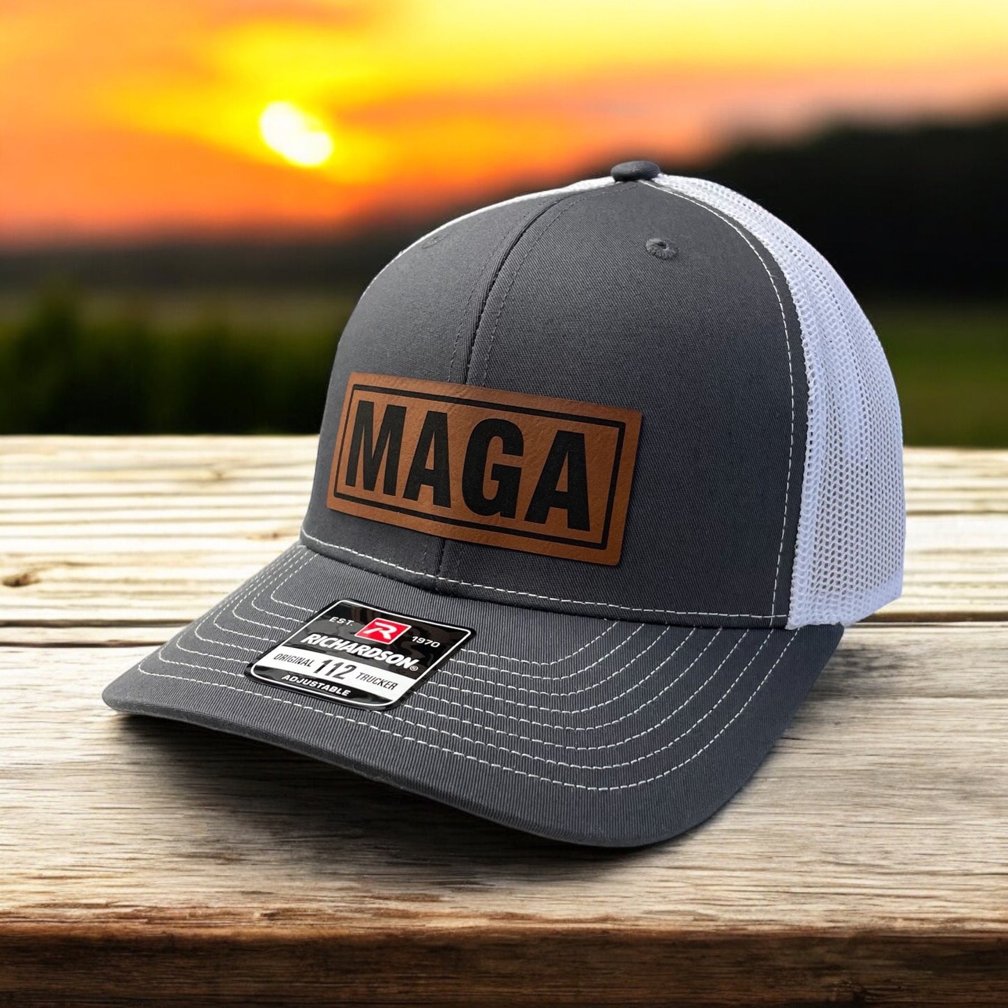 Trump MAGA Hat / Trump Trucker Cap / Trump 2024 Richardson 112 / Patch Trucker Hat /Father's Day Gift / Valentine's Day Gift