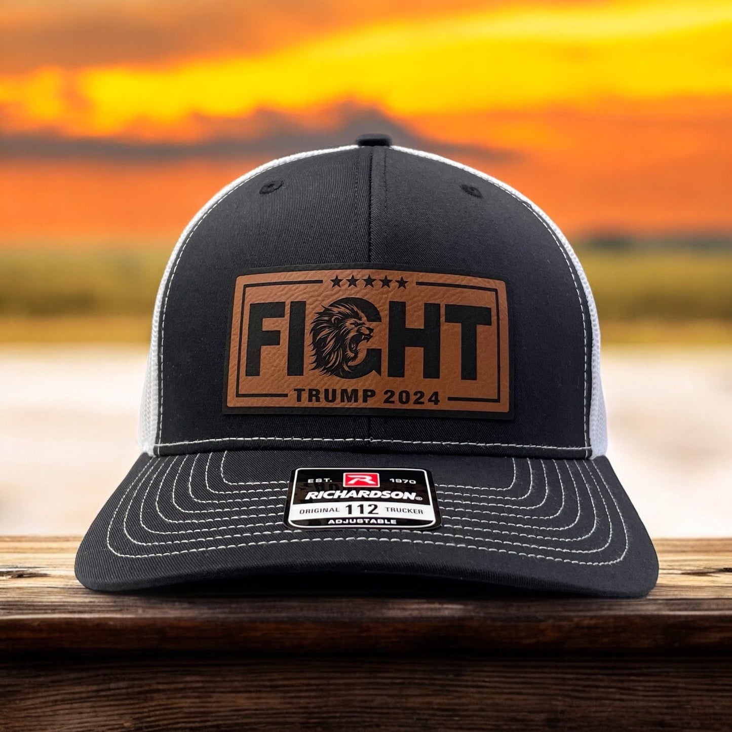 Trump Fight Hat / Trump Trucker Cap / Trump 2024 Richardson 112 / Patch Trucker Hat /Father's Day Gift / Valentine's Day Gift