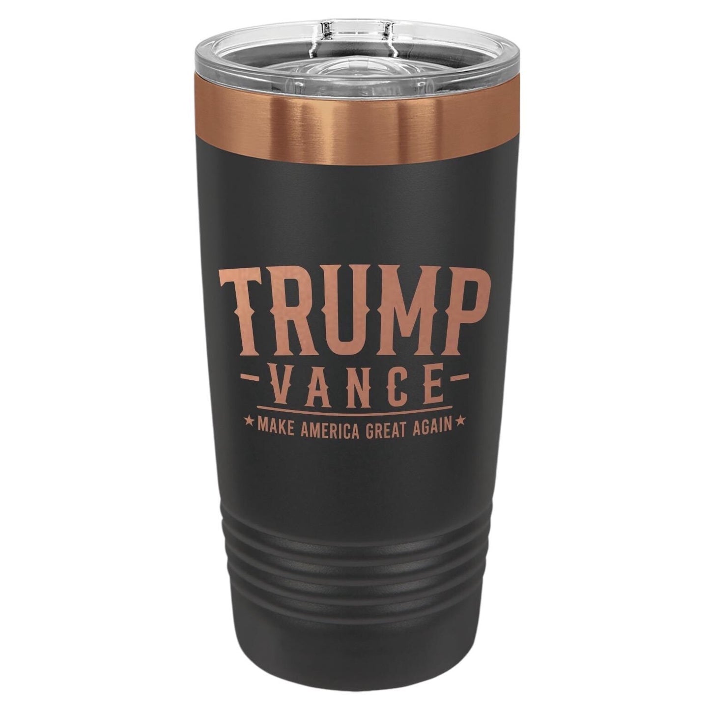 Trump Vance 2024 Laser Engraved 20oz Insulated Tumbler | Powder Coated Travel Mug | Political Gift | Election Gift | Trump Merch / Valentine's Day Gift