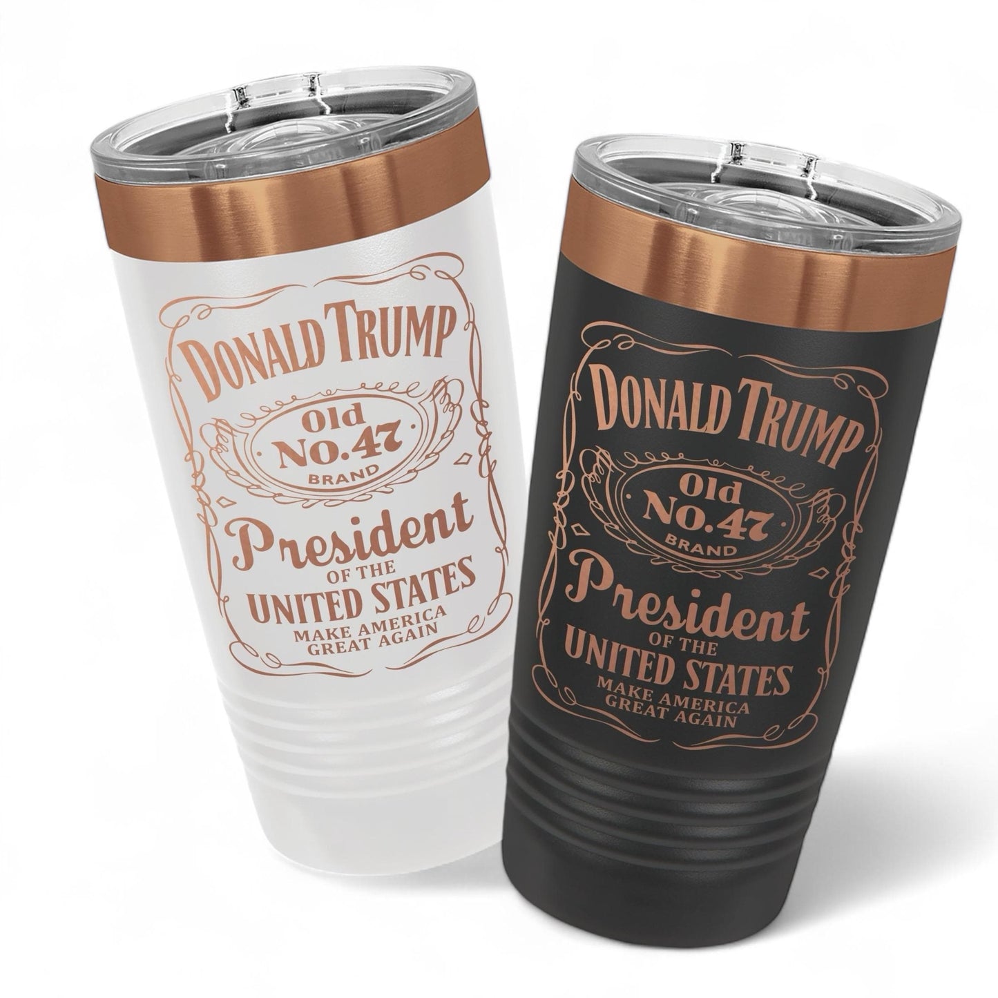 Trump 47 Presidential Tumbler | Laser Engraved 20oz Insulated Tumbler | Commemorative Tumbler | Election Gift | Old No 47 | Trump Merch / Valentine's Day Gift