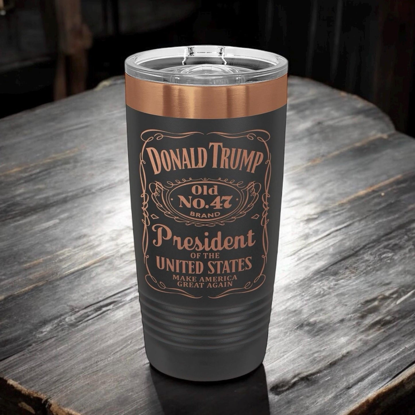 Trump 47 Presidential Tumbler | Laser Engraved 20oz Insulated Tumbler | Commemorative Tumbler | Election Gift | Old No 47 | Trump Merch / Valentine's Day Gift