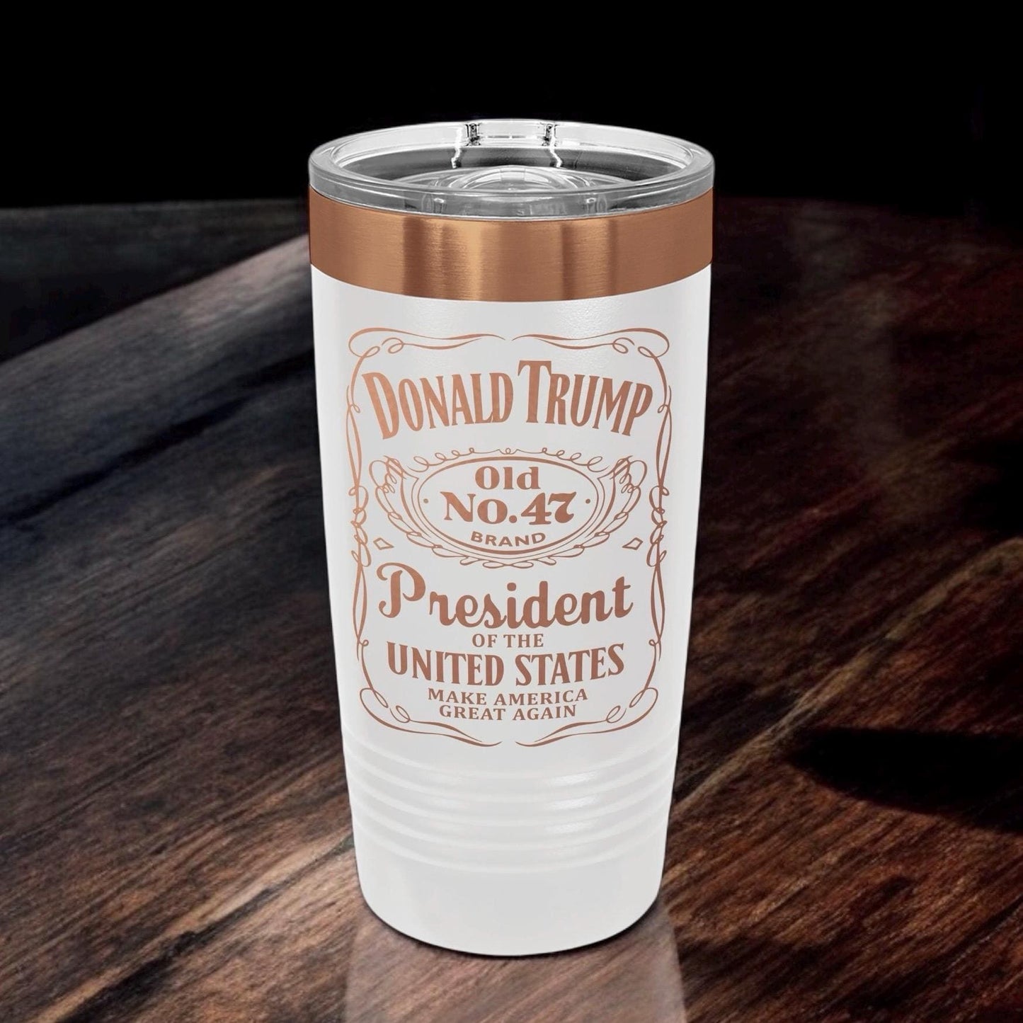 Trump 47 Presidential Tumbler | Laser Engraved 20oz Insulated Tumbler | Commemorative Tumbler | Election Gift | Old No 47 | Trump Merch / Valentine's Day Gift