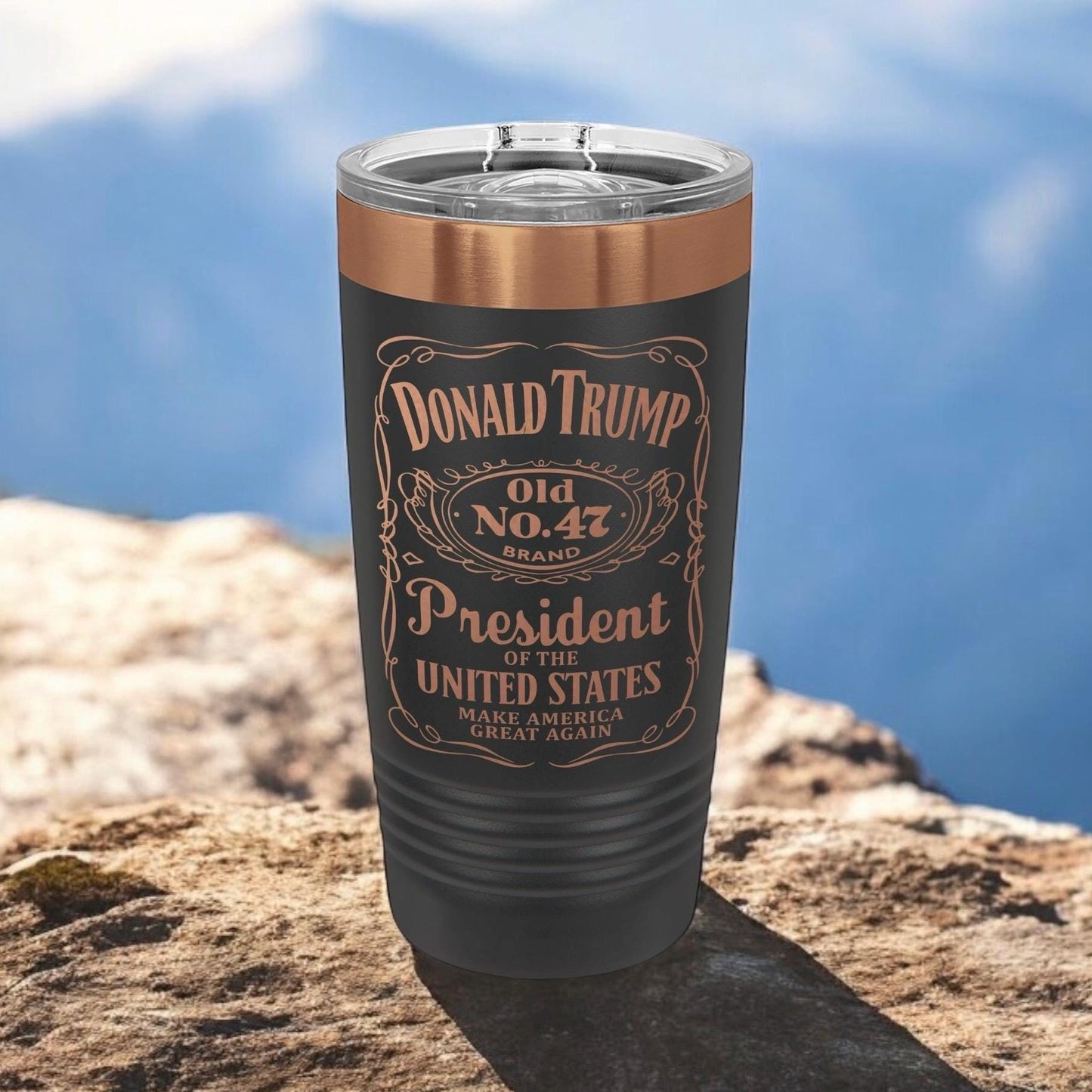 Trump 47 Presidential Tumbler | Laser Engraved 20oz Insulated Tumbler | Commemorative Tumbler | Election Gift | Old No 47 | Trump Merch / Valentine's Day Gift