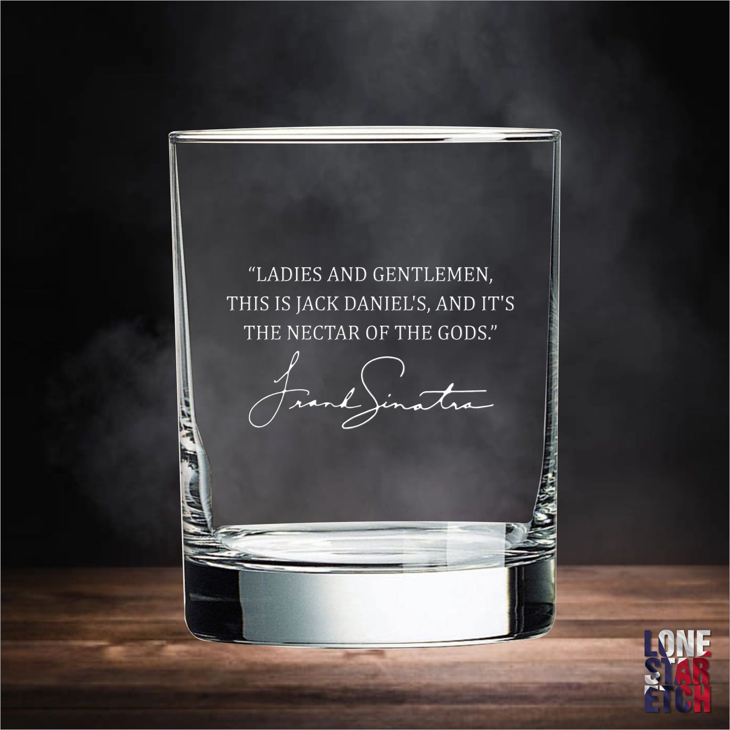 Frank Sinatra Nectar Of The Gods Whiskey Glass / Father's Day Gift / Valentine's Day Gift